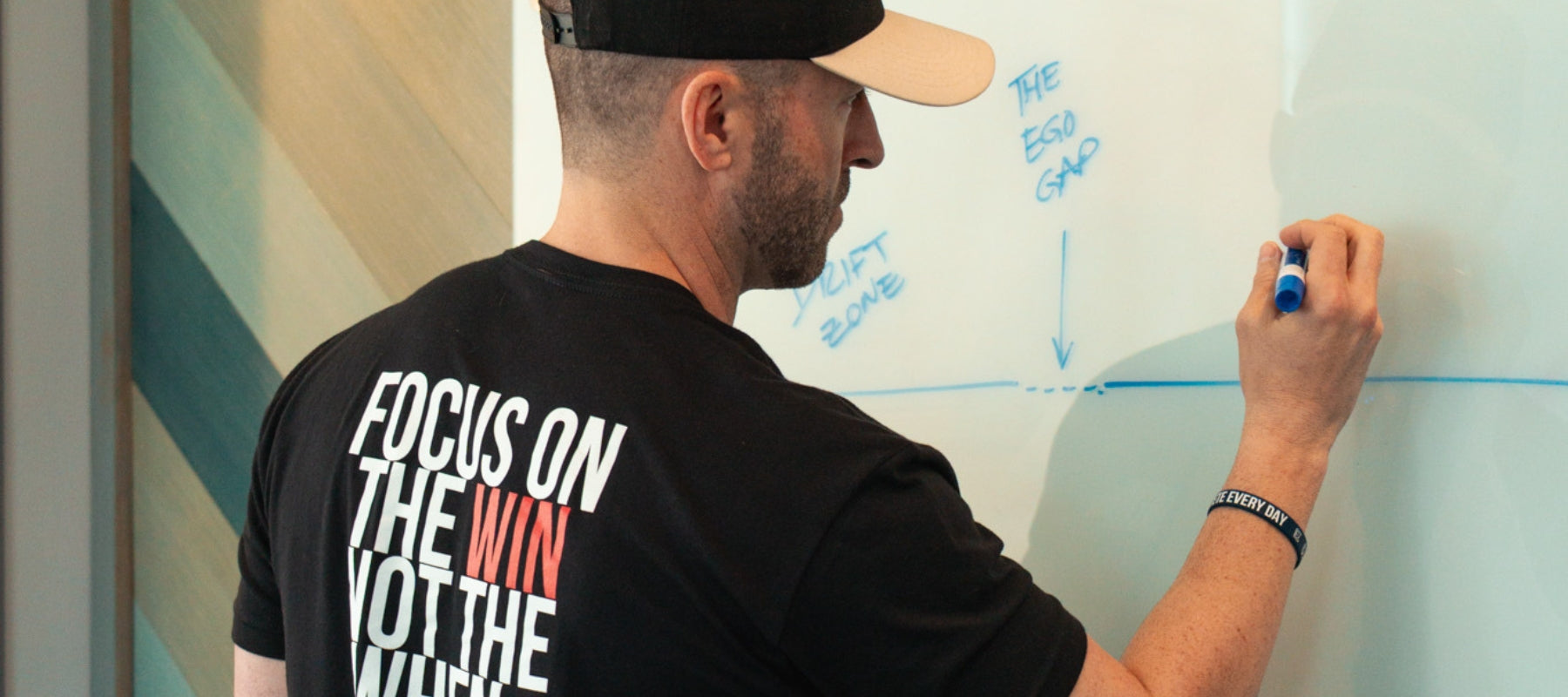 Speaker Jake Thompson breaking down the Competitor Framework