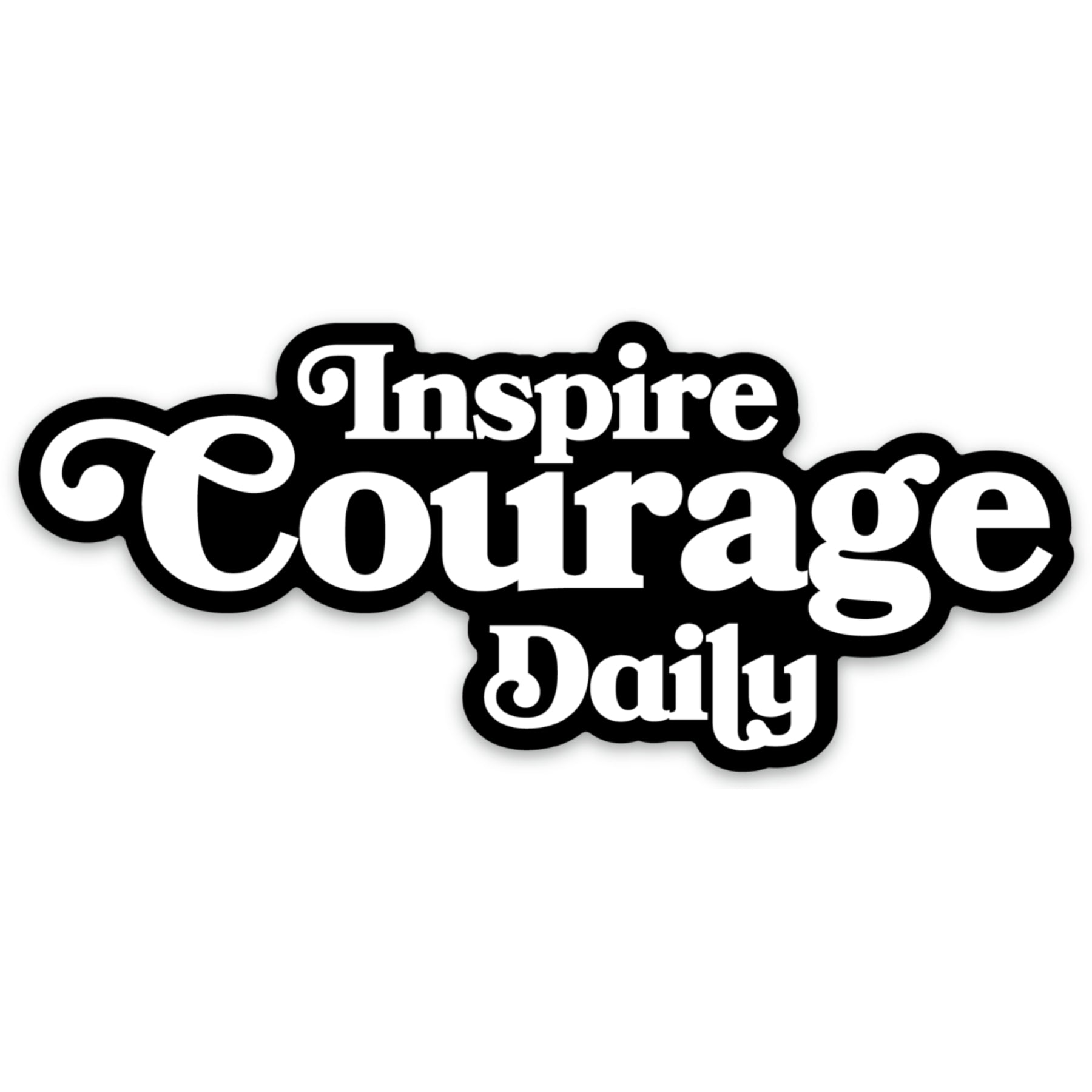 Inspire Courage Daily (sticker)