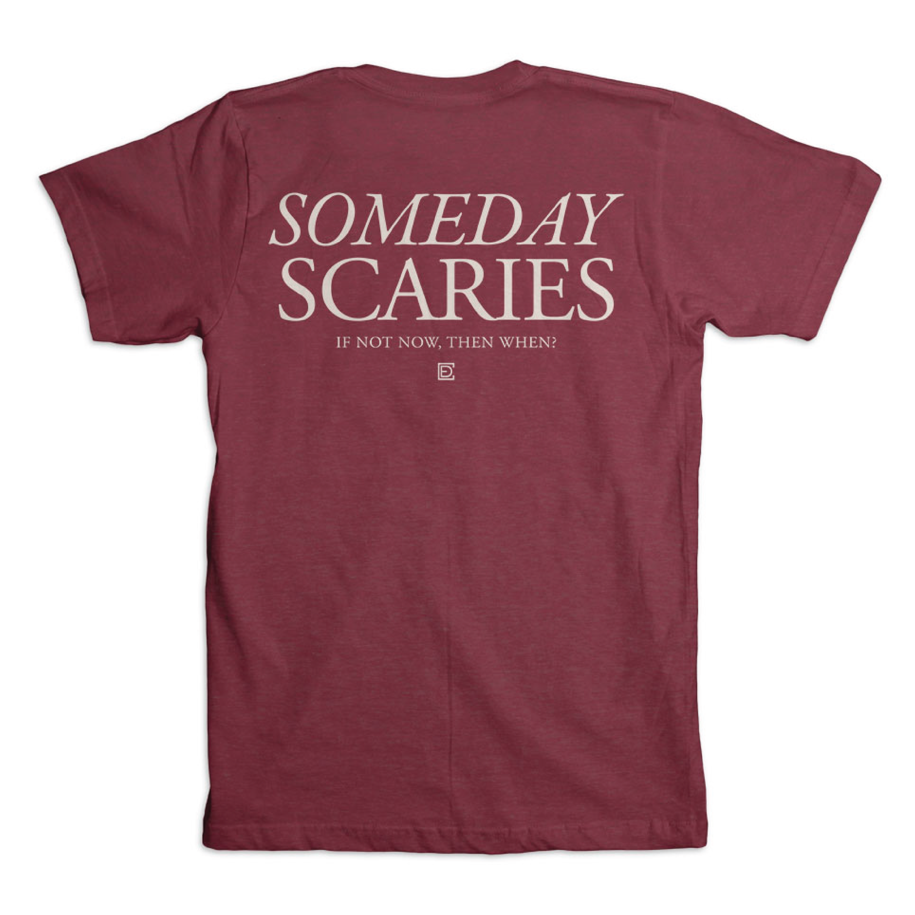 Someday Scaries cardinal men's shirt