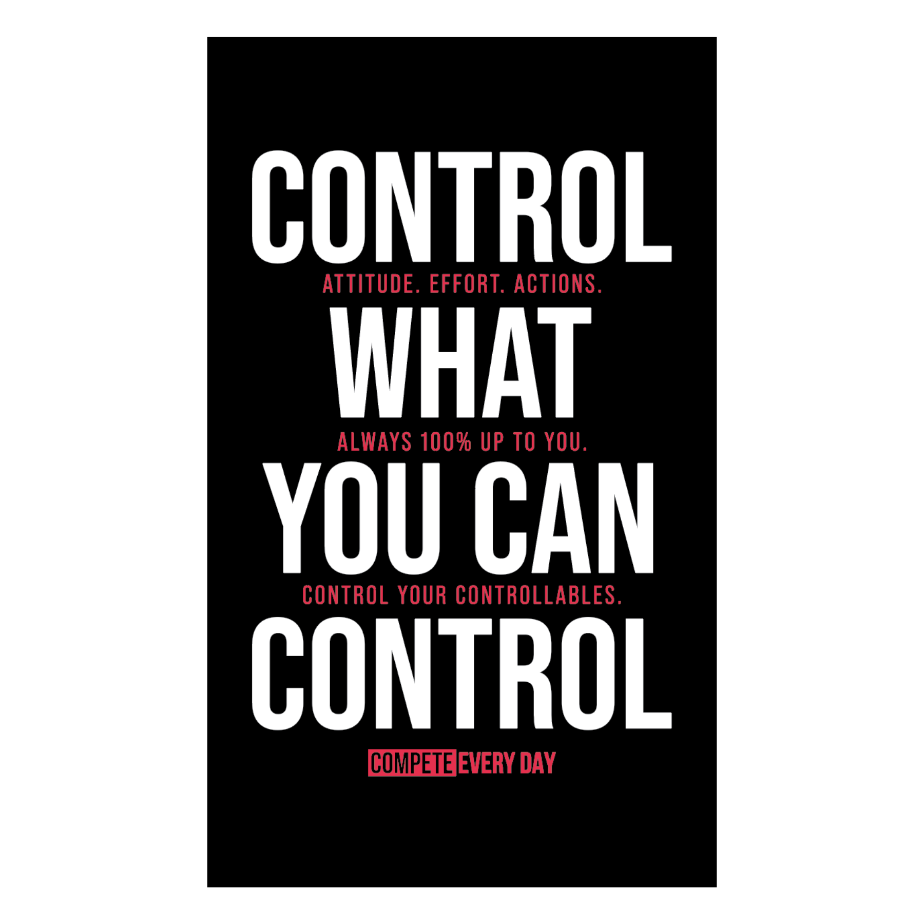 Control What You Can Control Flag