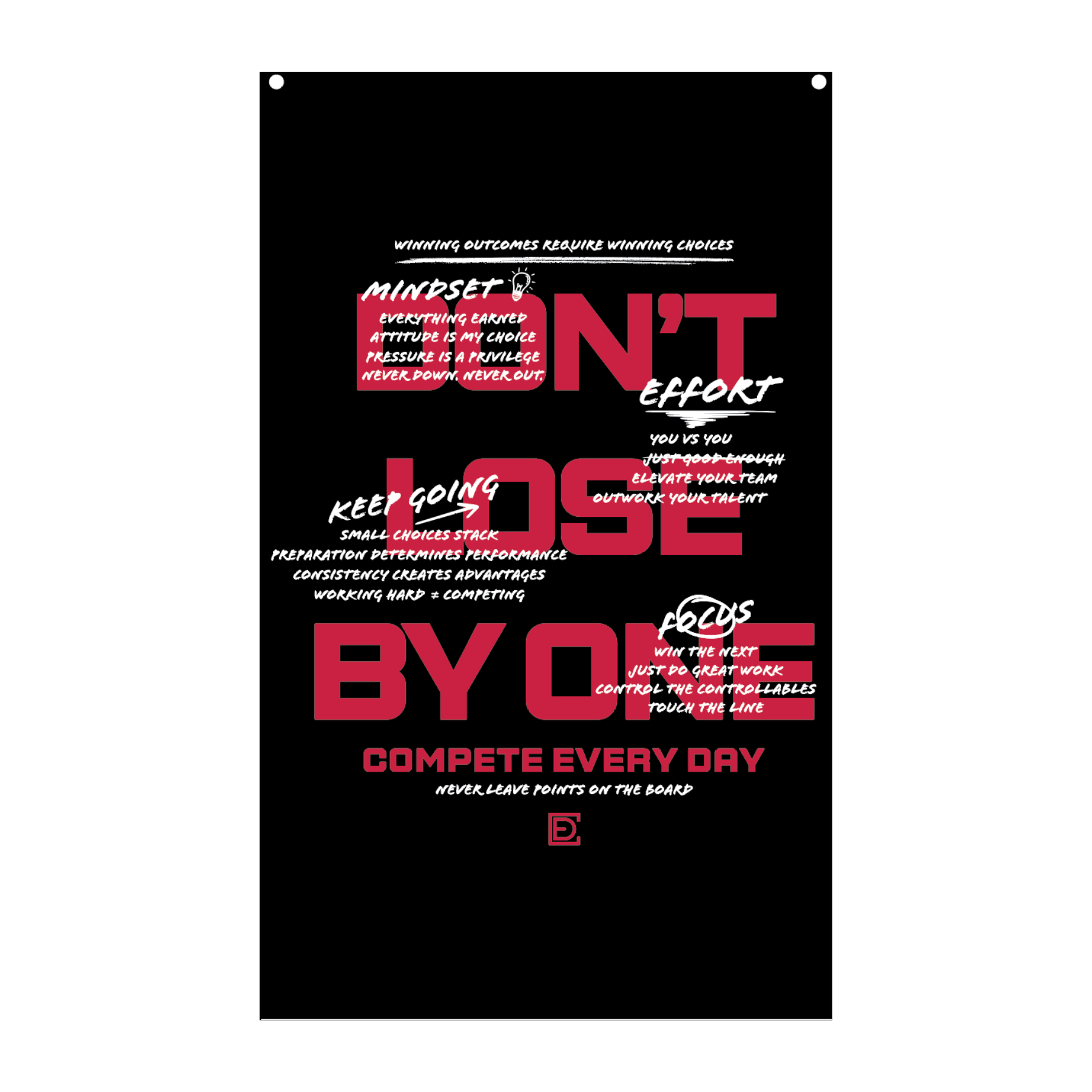 Don't Lose By One (Flag)