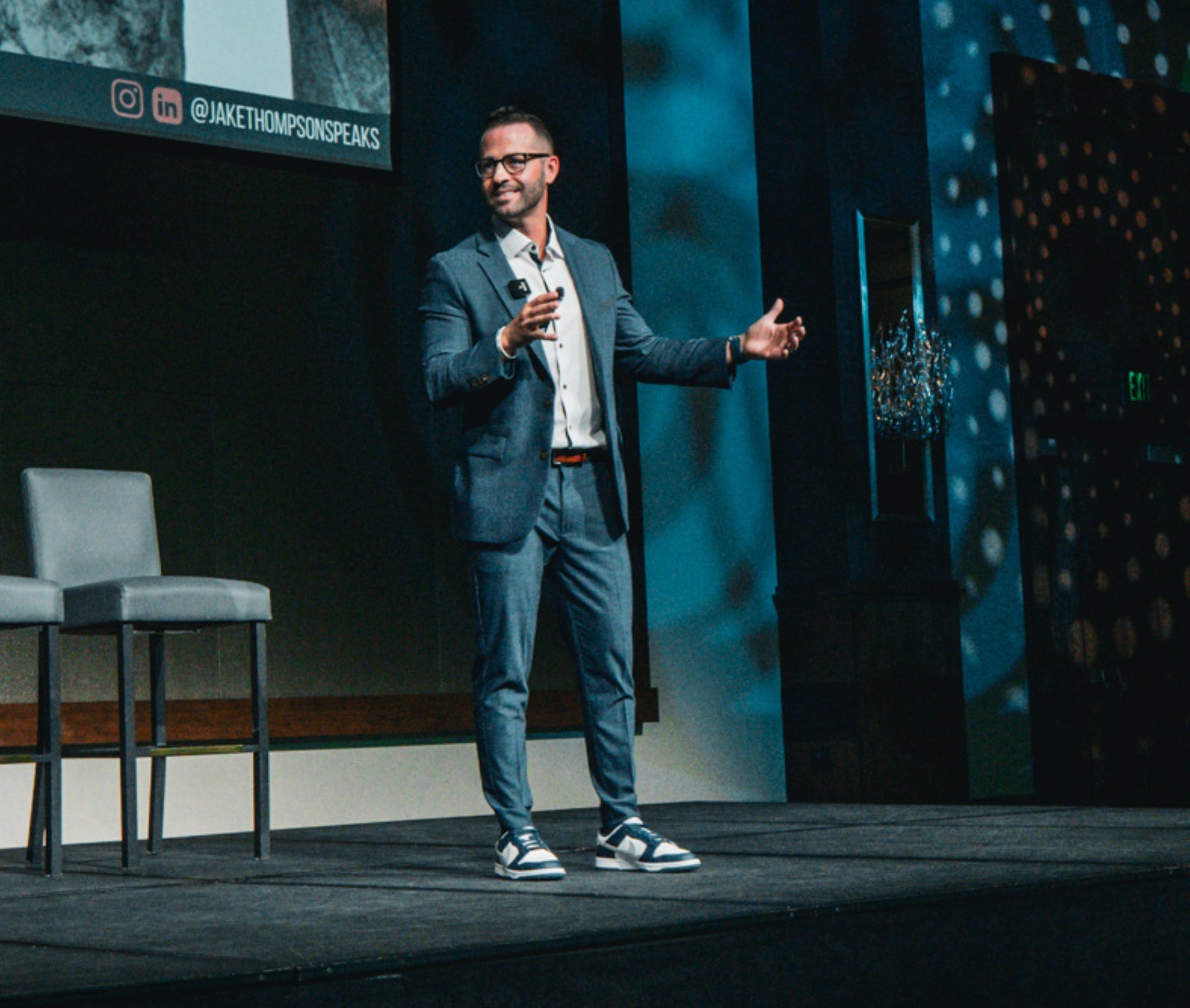 Motivational leadership speaker Jake Thompson