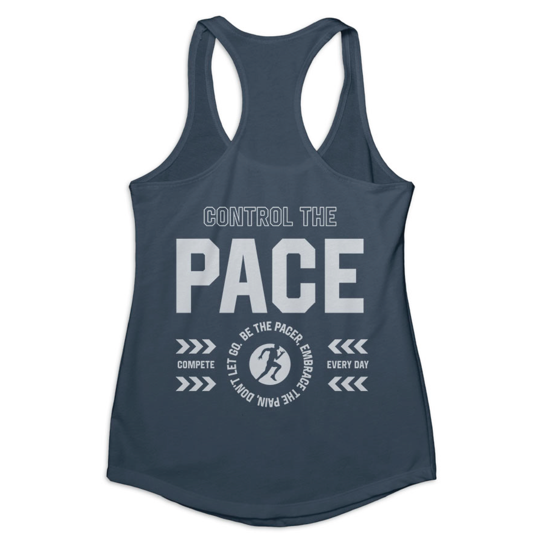 Set The Pace Women's Indigo Racerback Tank