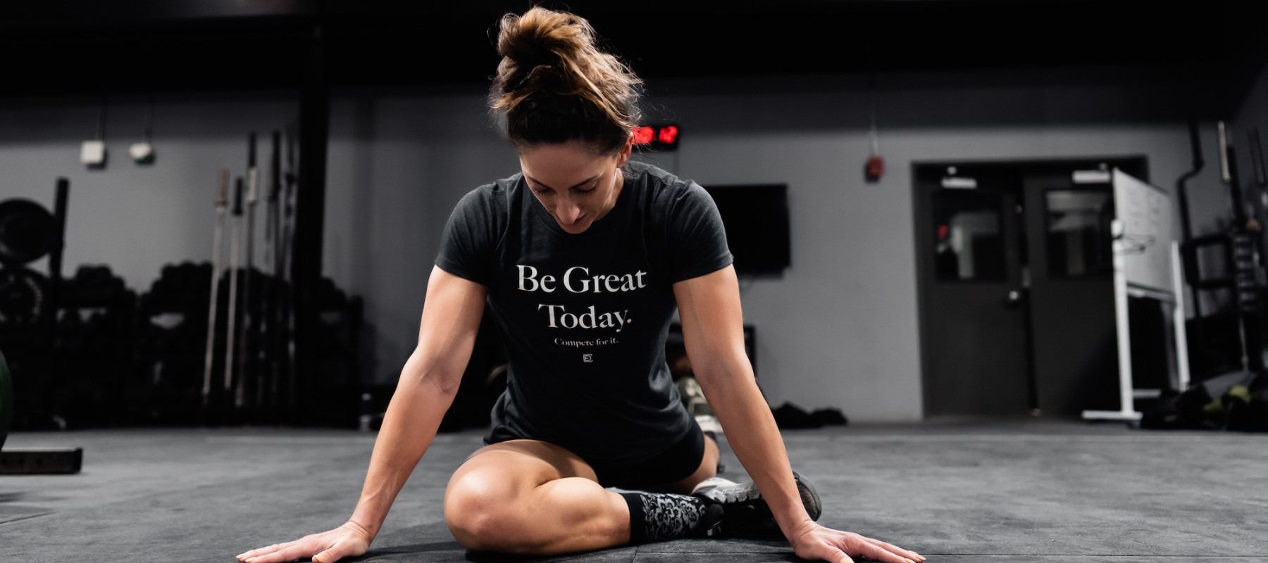 Be Great Today Women's Charcoal Shirt