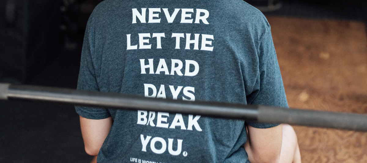 Never Let Hard Days Break You
