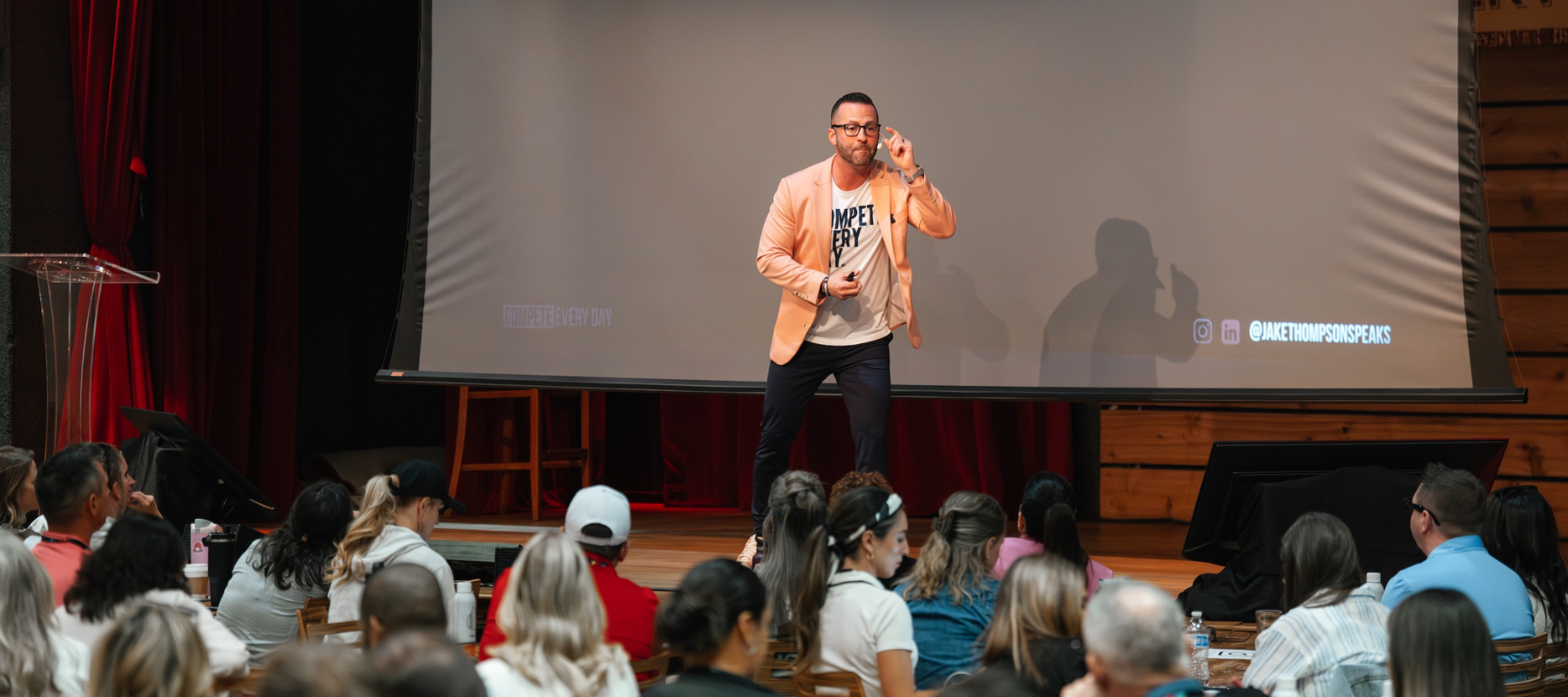 Keynote Speaker and founder Jake Thompson