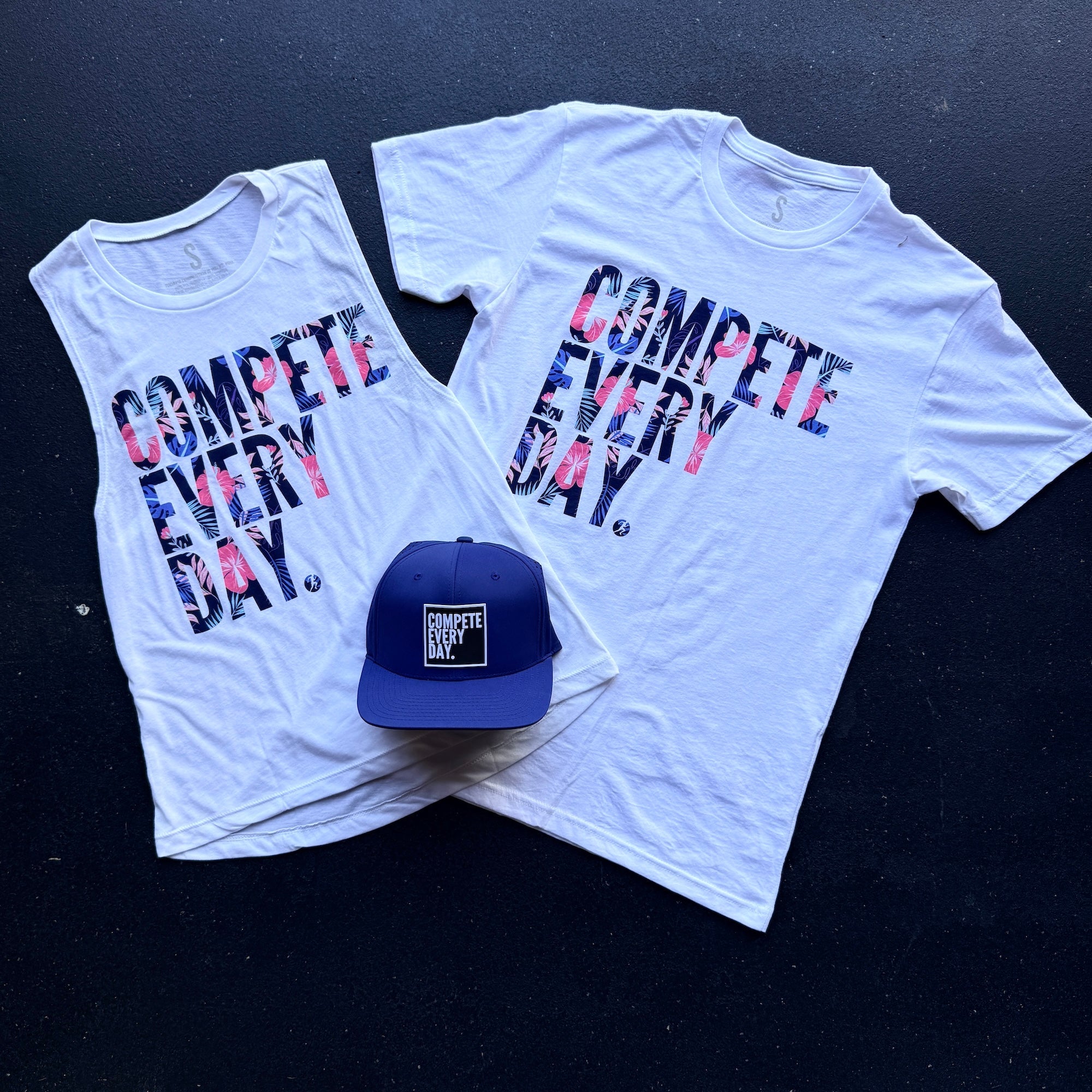 Tropical Compete Every Day Men's Shirt and Women's tank