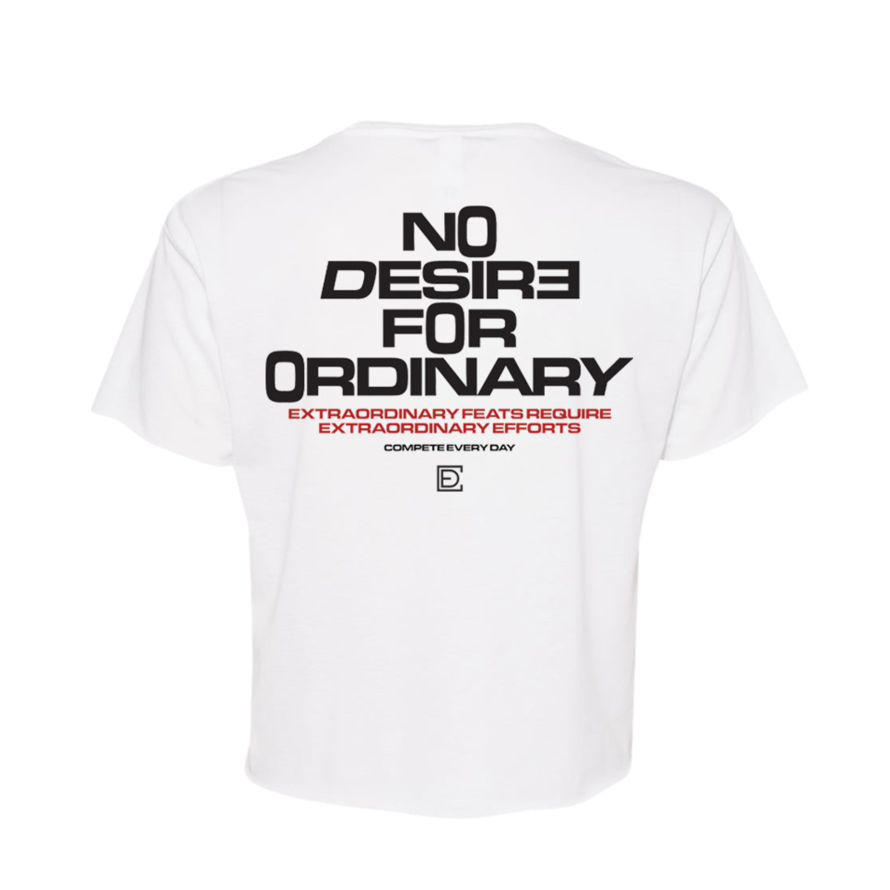 No Desire for Ordinary women's crop shirt