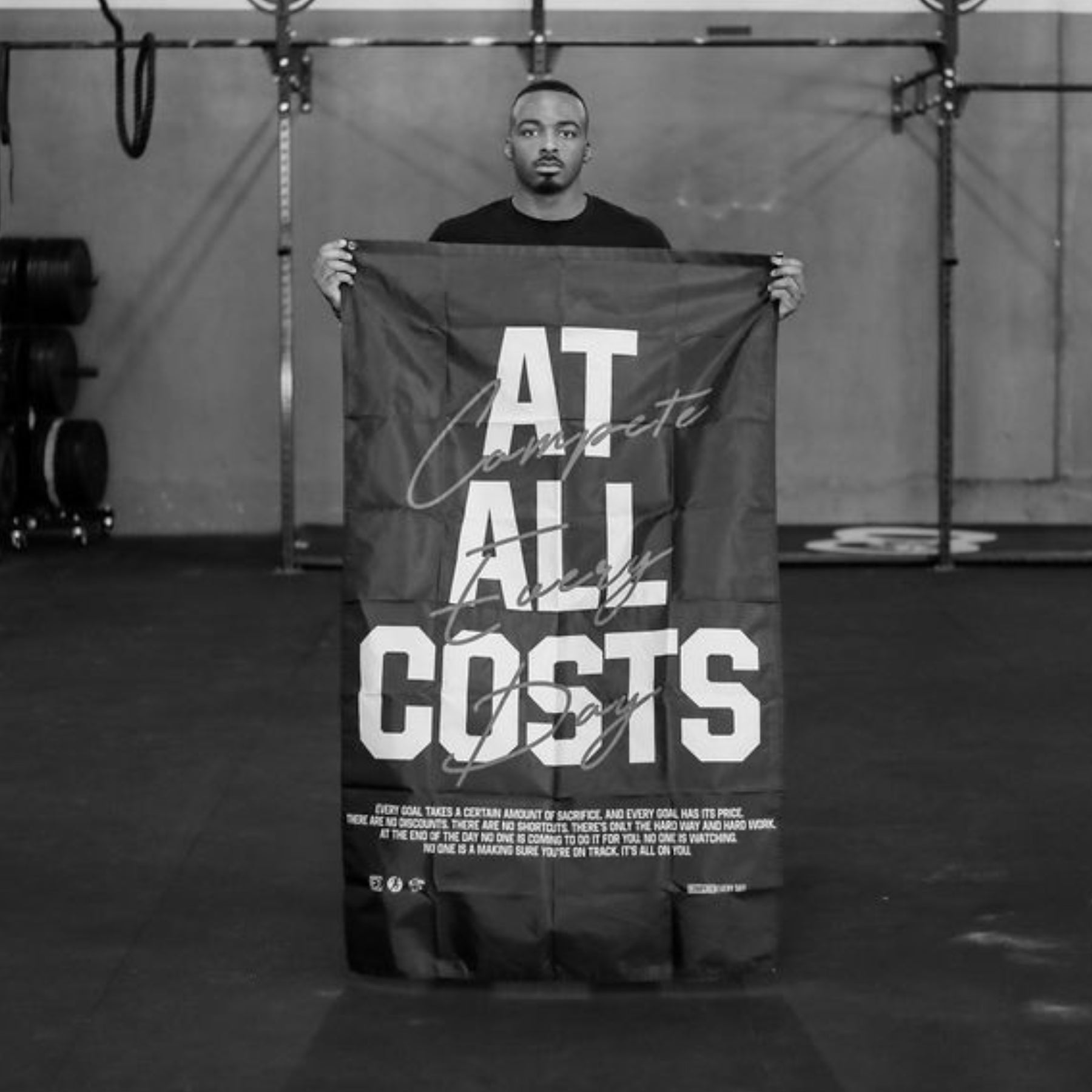 At All Costs Compete Every Day Flag
