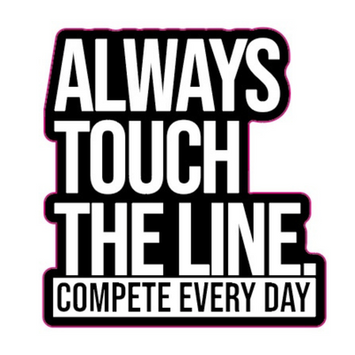 The Line (Sticker) - Black