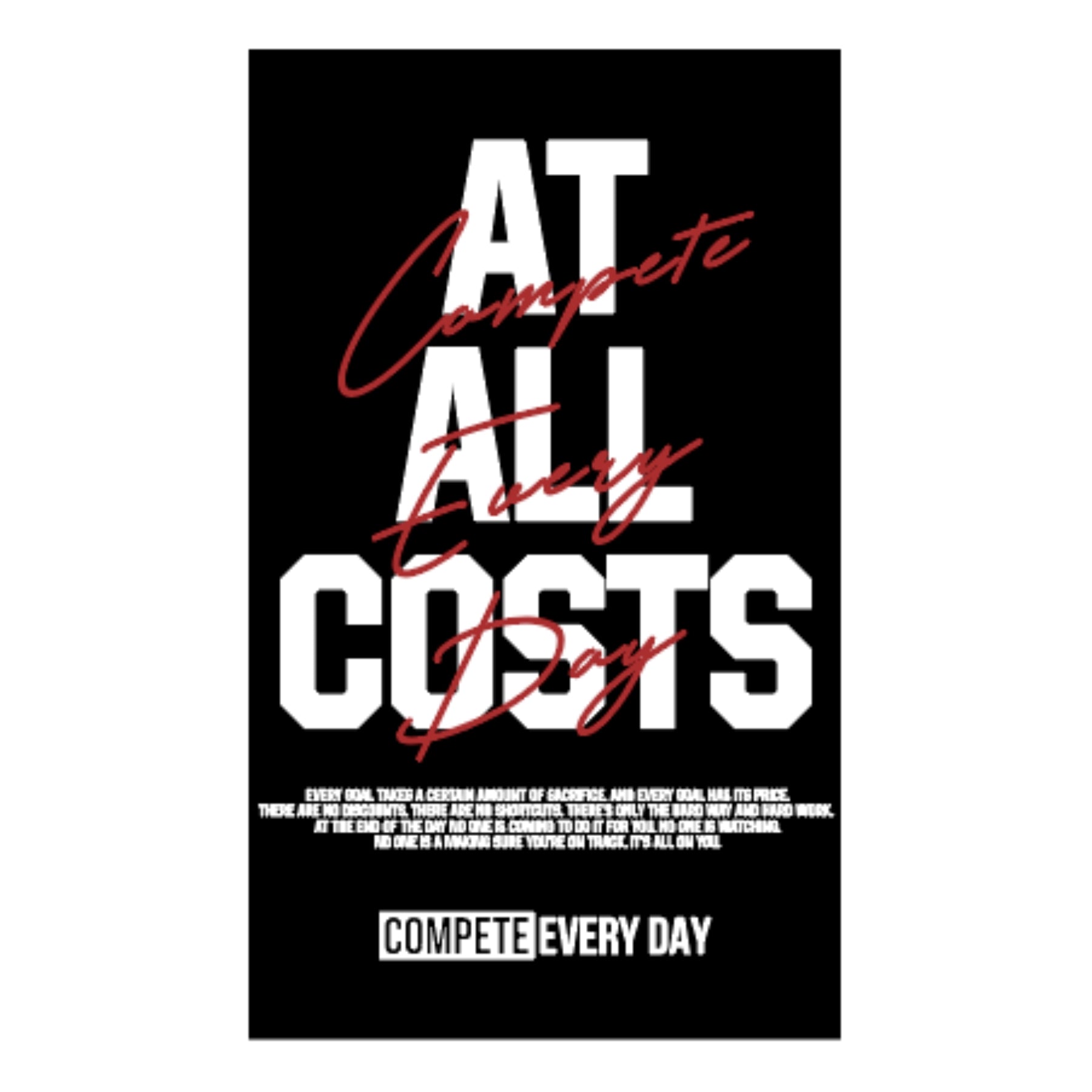 At All Costs Sticker