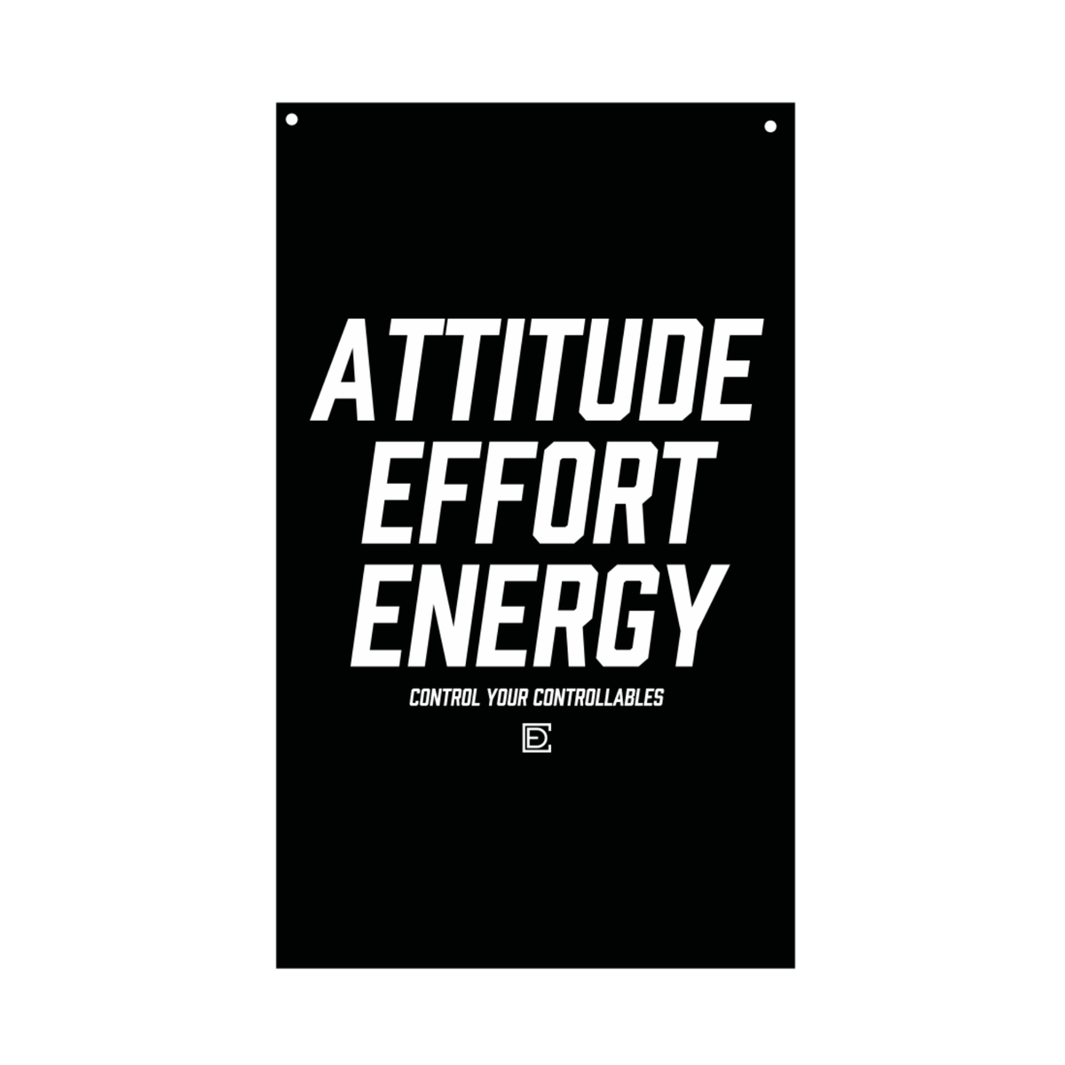 Attitude Effort Energy CED Flag Black