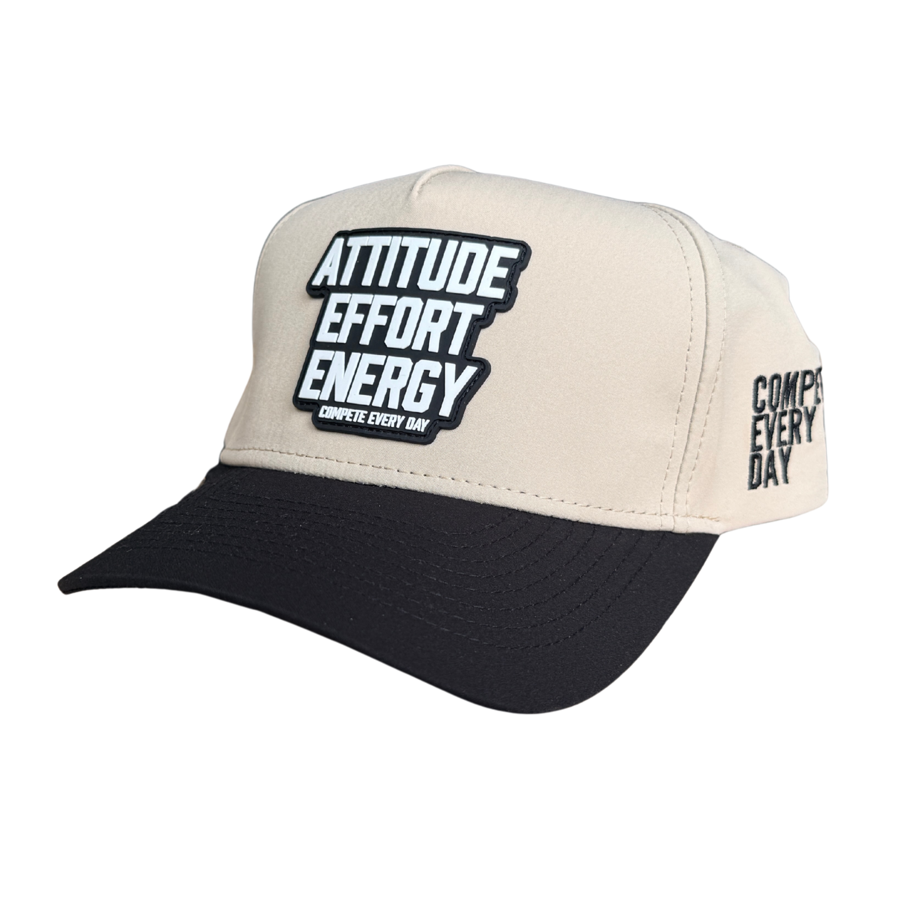 Attitude Energy Effort Compete Tan Hat