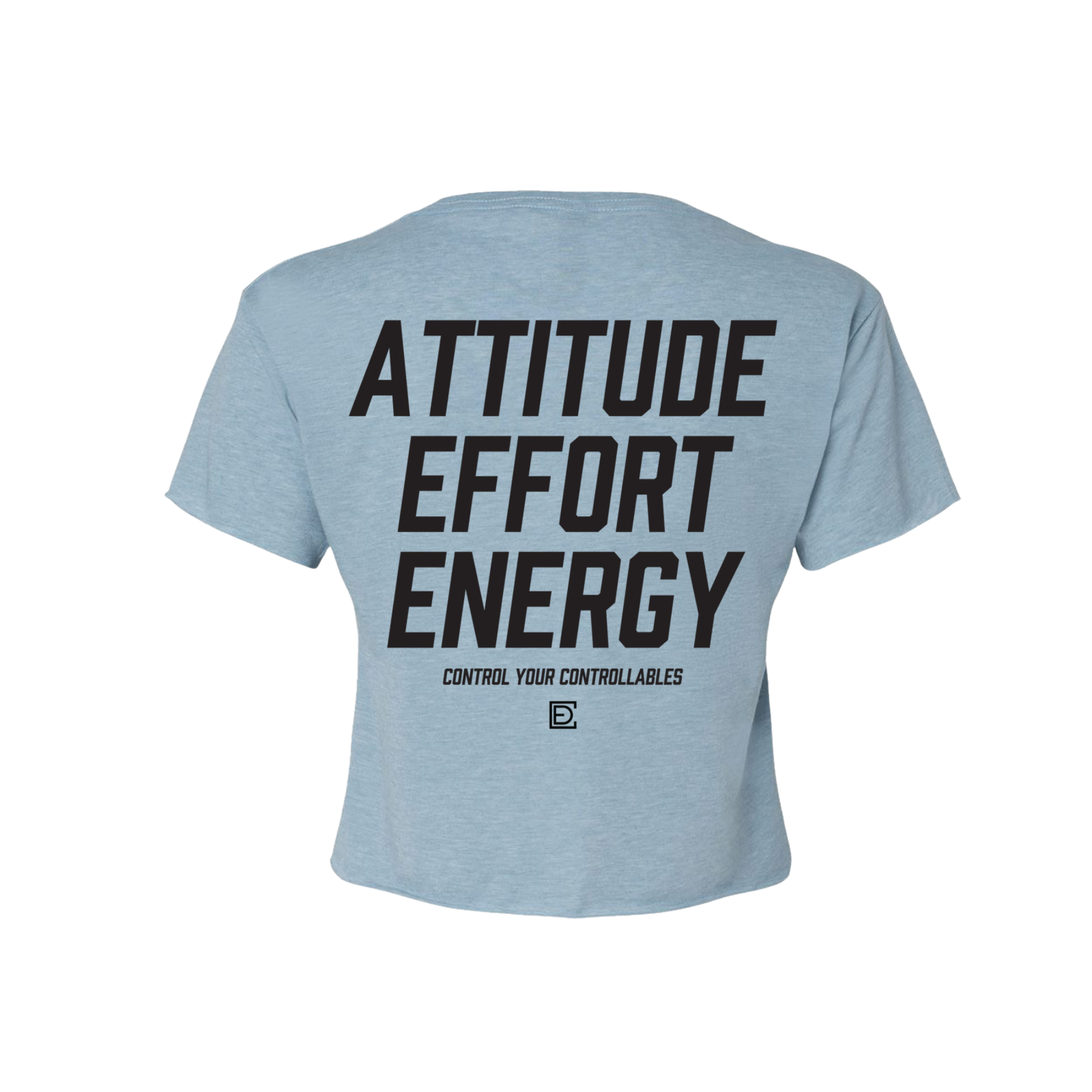 Attitude Energy Effort Women's Blue Crop Shirt