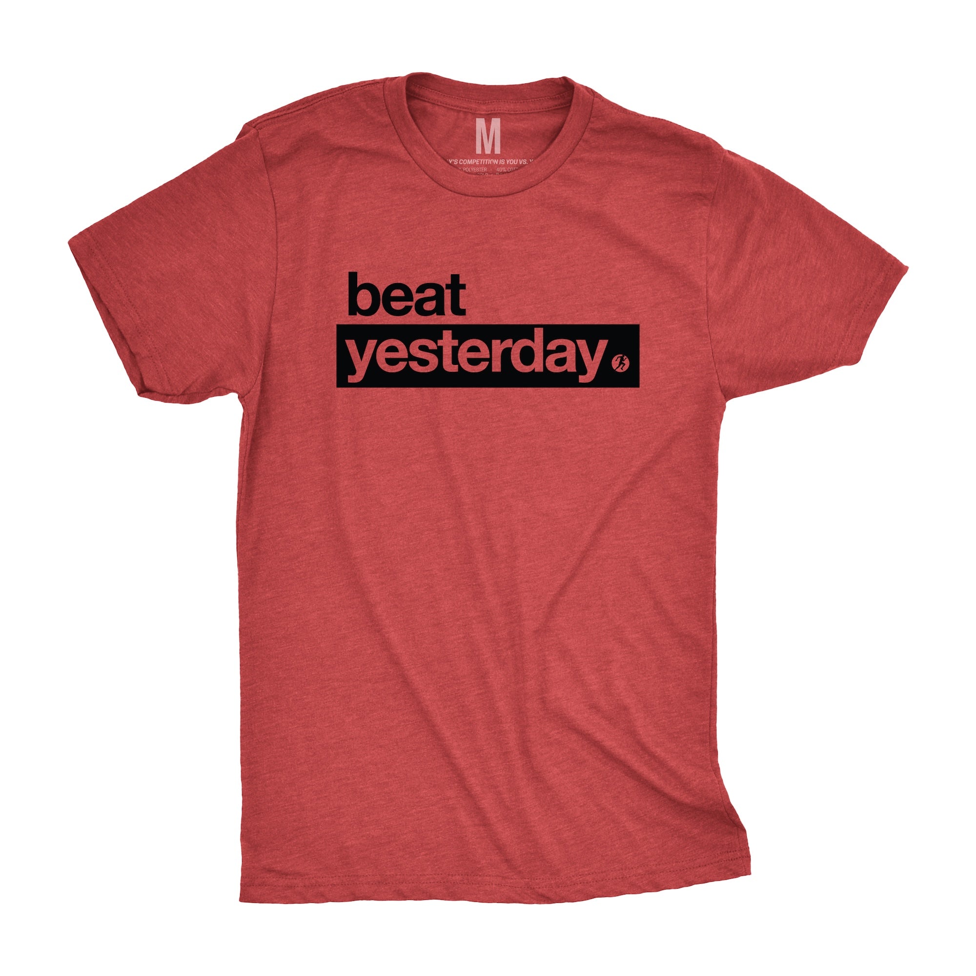 Beat Yesterday Men's Red Compete Shirt