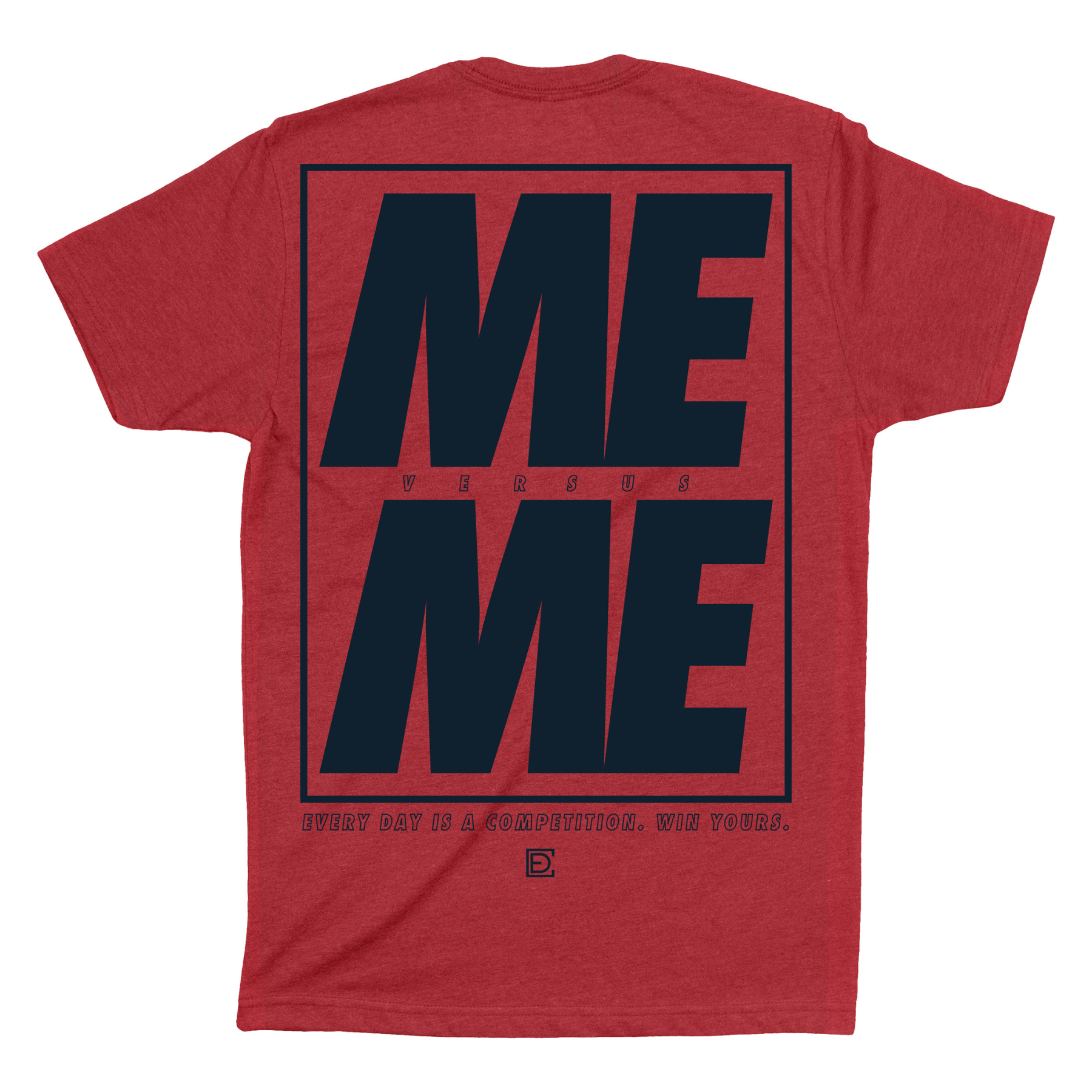 Beat Yesterday / Me vs Me Mens Shirt - Red