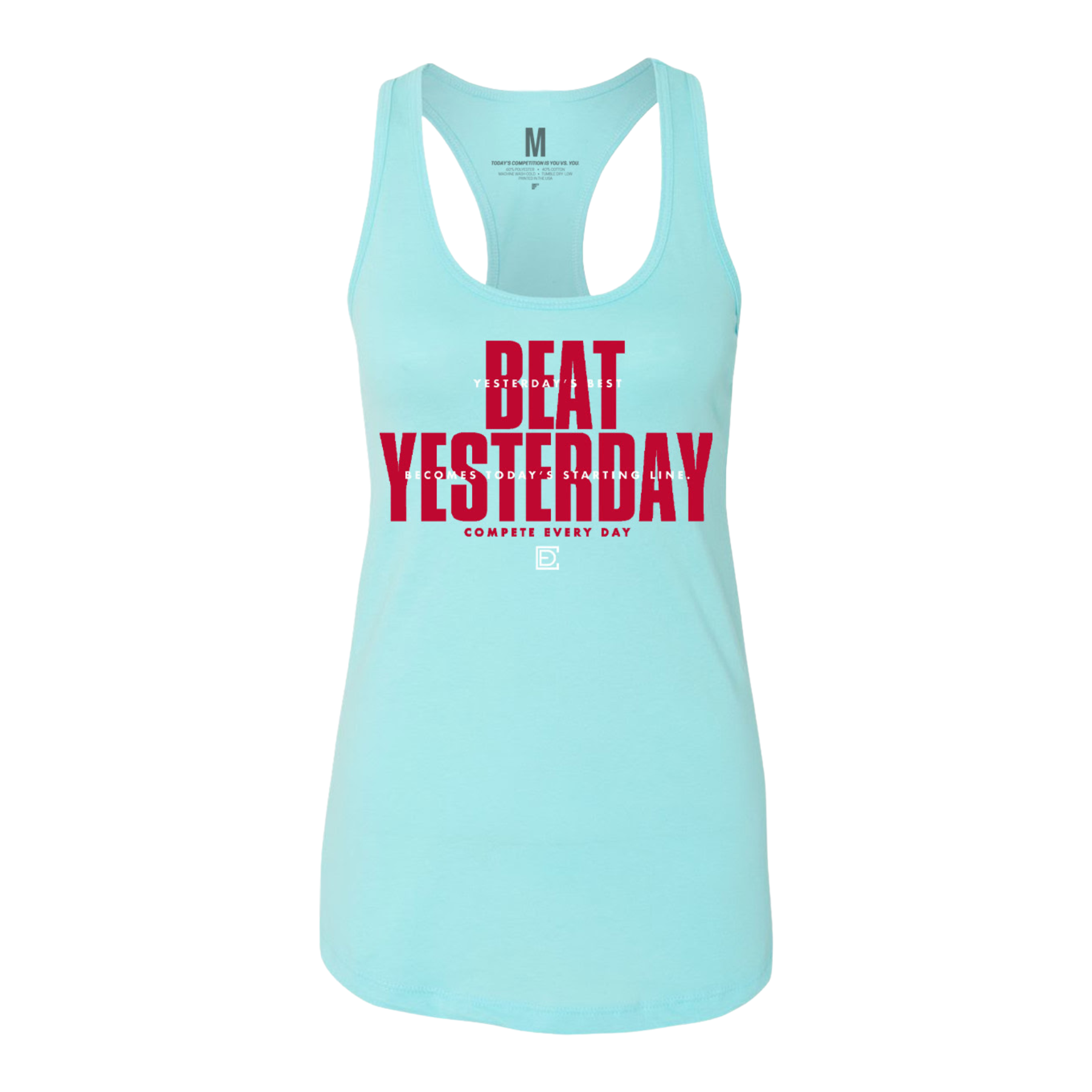 Beat Yesterday womens racerback tanktop