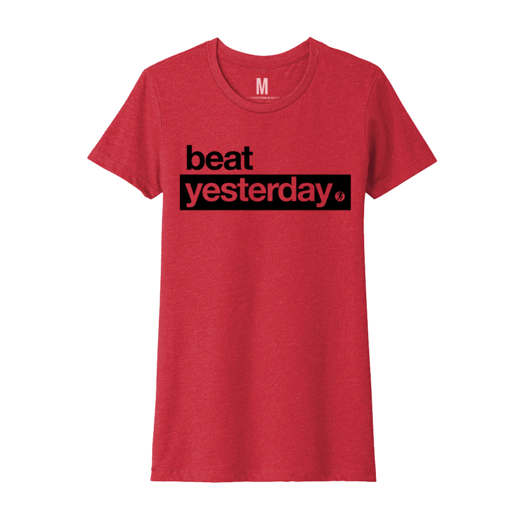 Beat Yesterday Womens Red Shirt