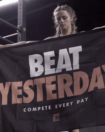 Beat Yesterday flag and coaching
