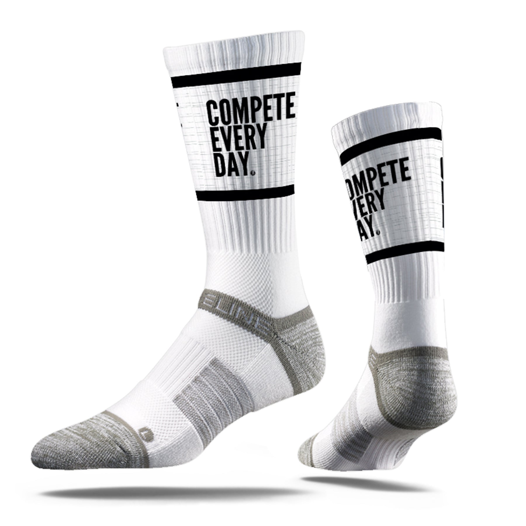 Classic Compete Every Day Socks - White