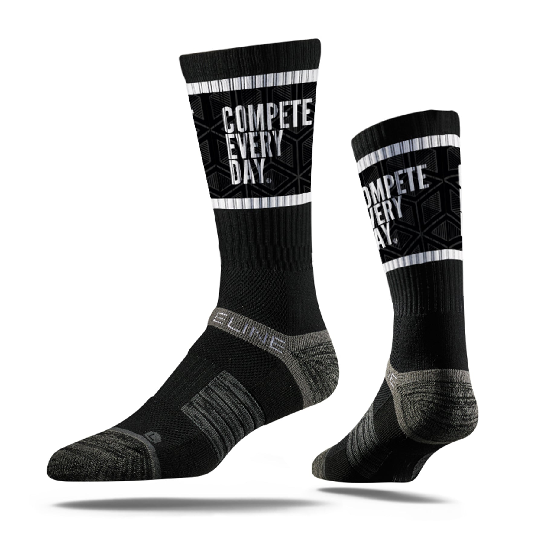 Classic Compete Every Day Socks - Black