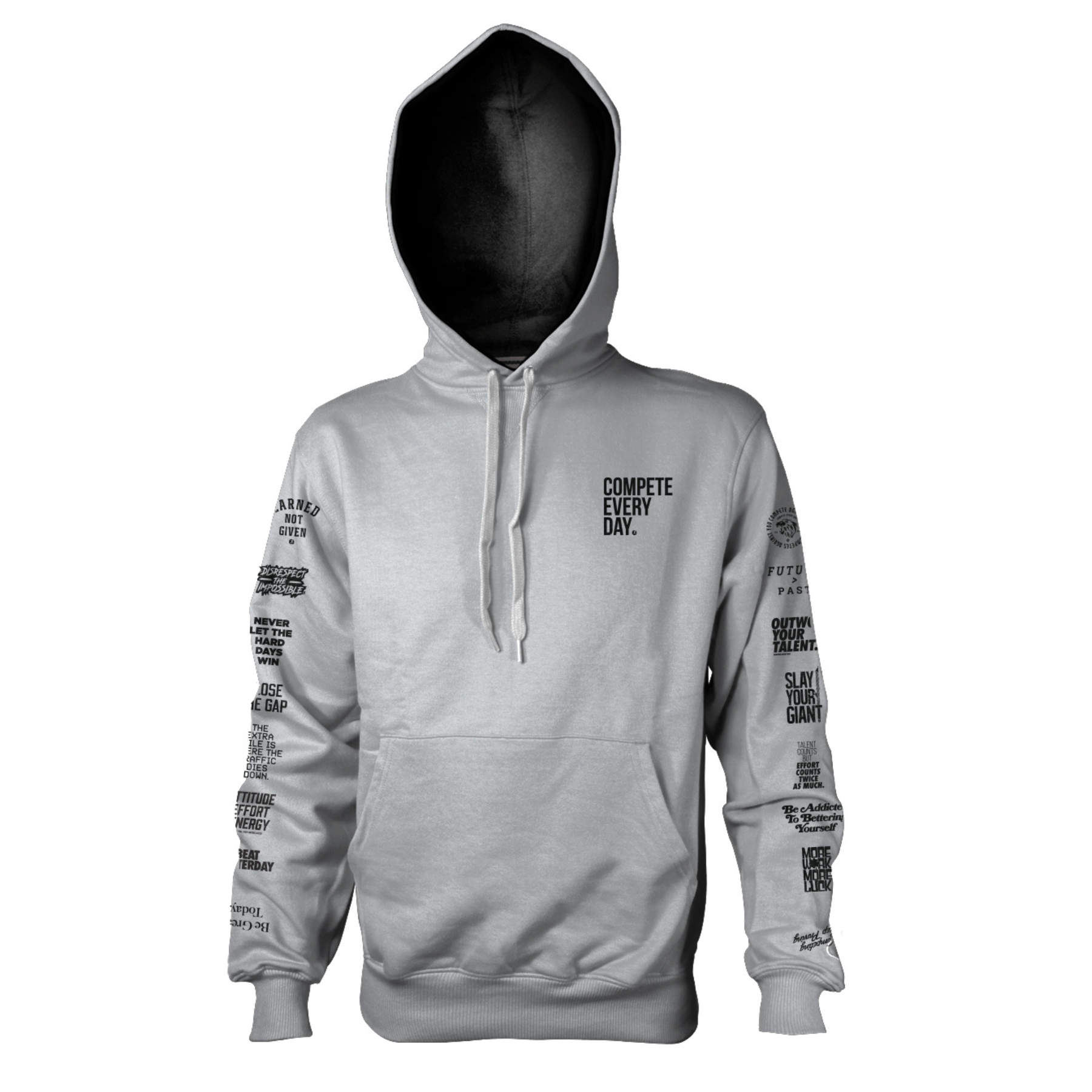 Compete Every Day Legacy Hoody Grey