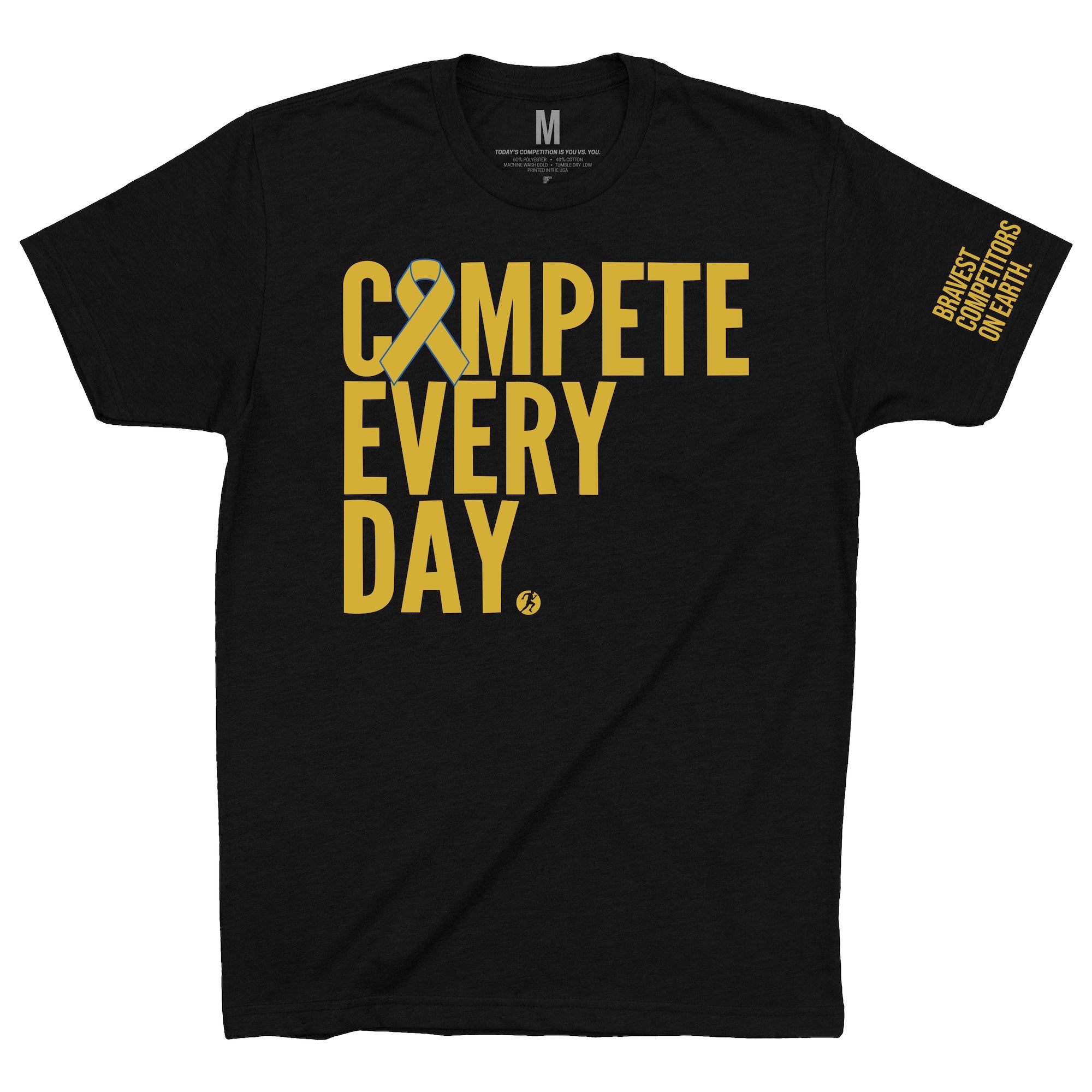 Compete Every Day against Cancer Fundraiser Black Shirt