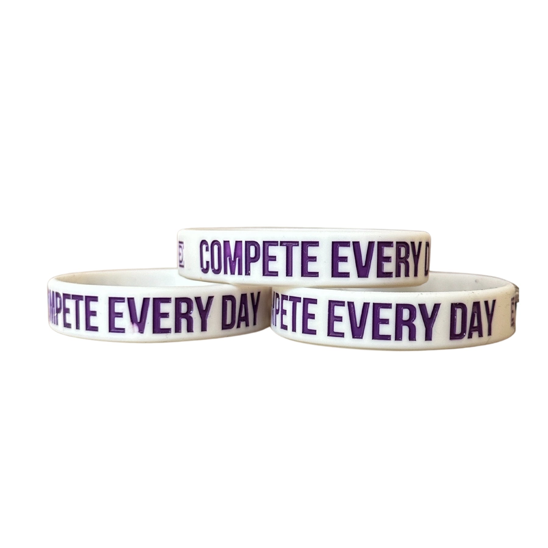 Classic Wristband - White/Purple