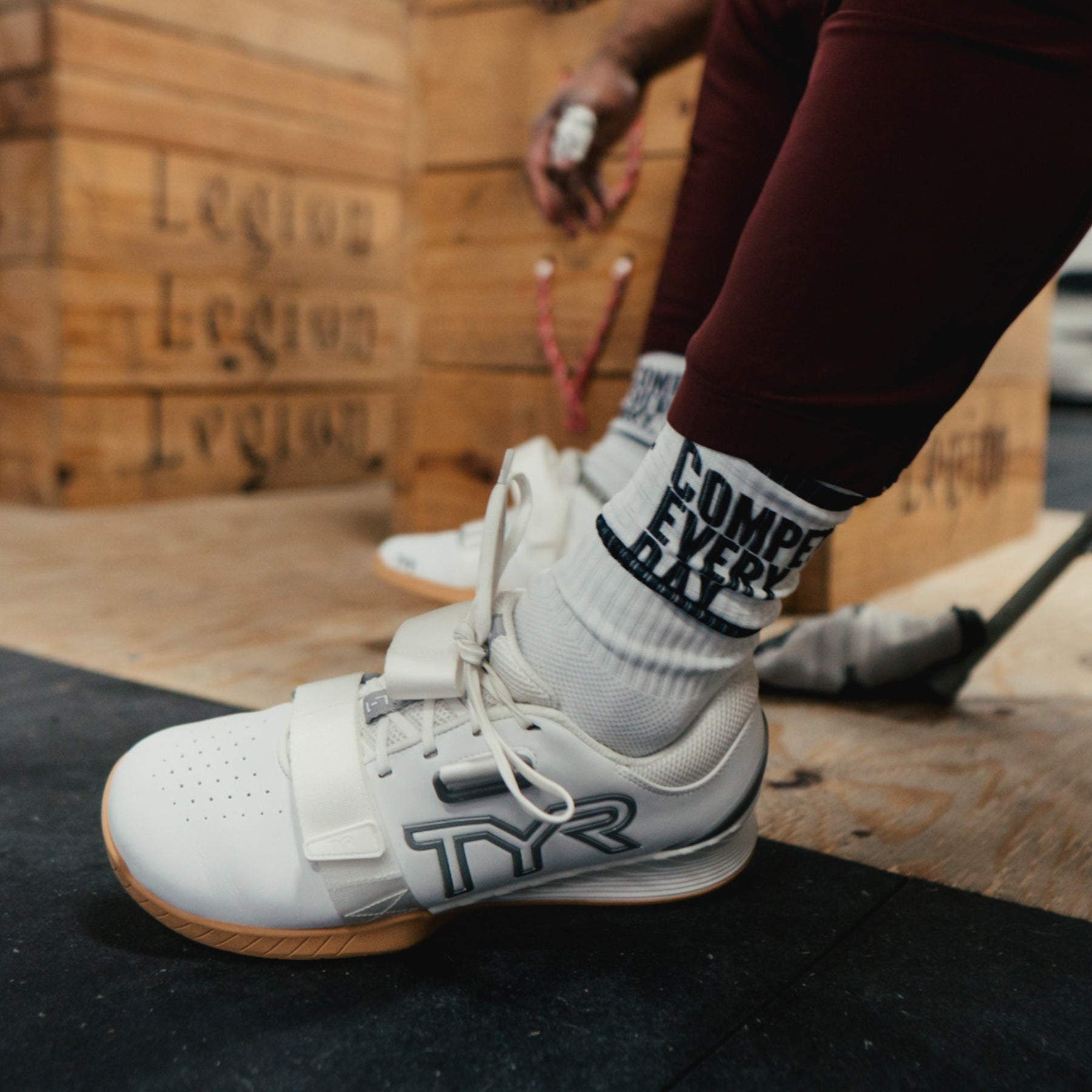 Classic Compete Every Day Socks - White