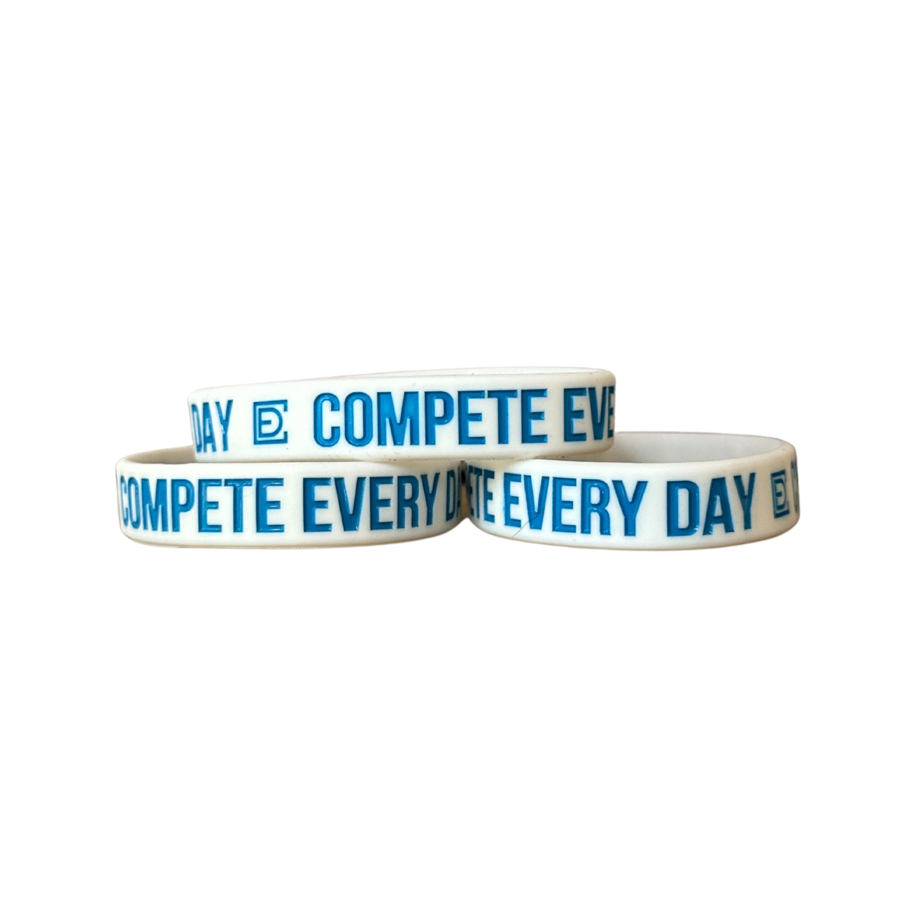 Classic Youth Wristband - White/Blue
