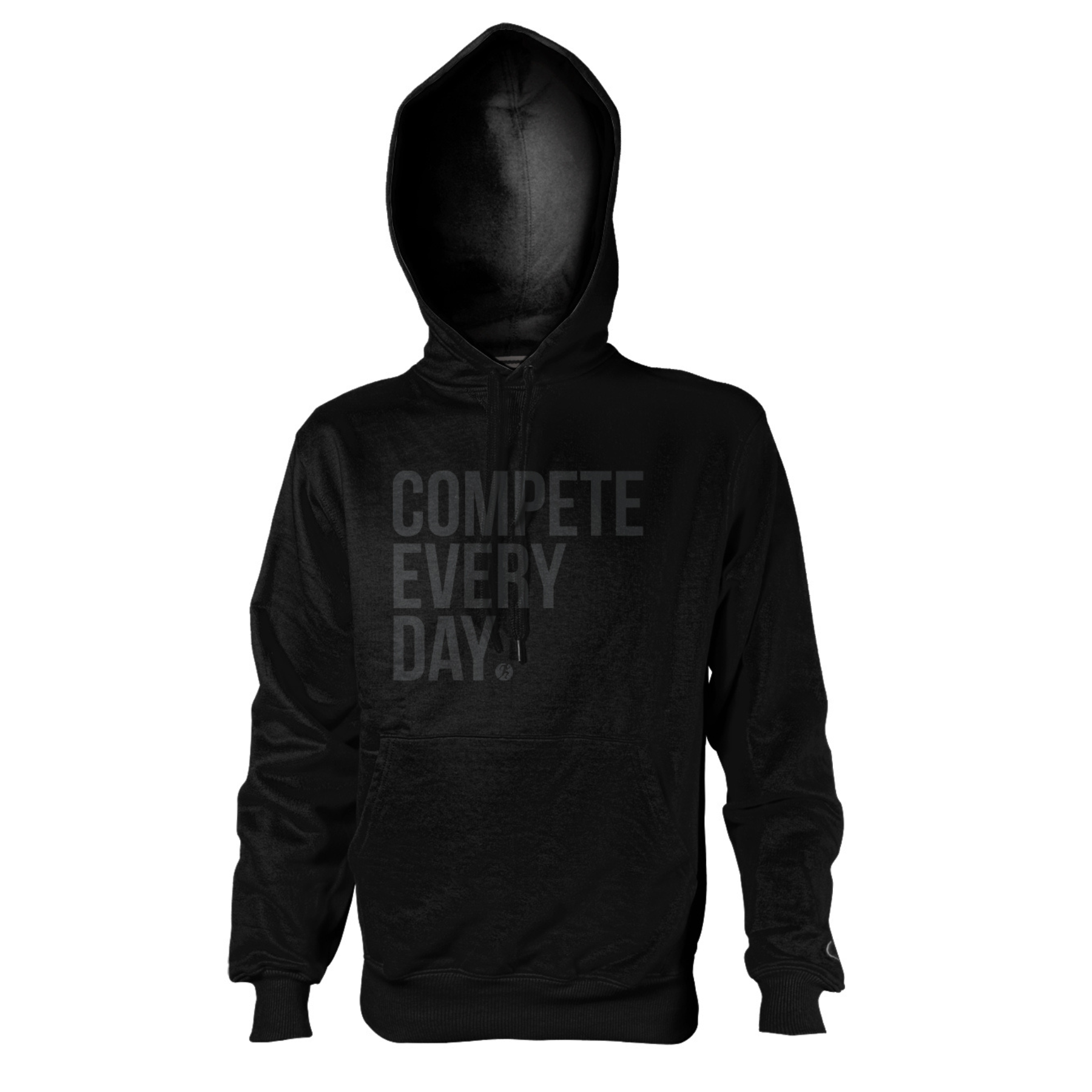 Compete Every Day All Black Hoody
