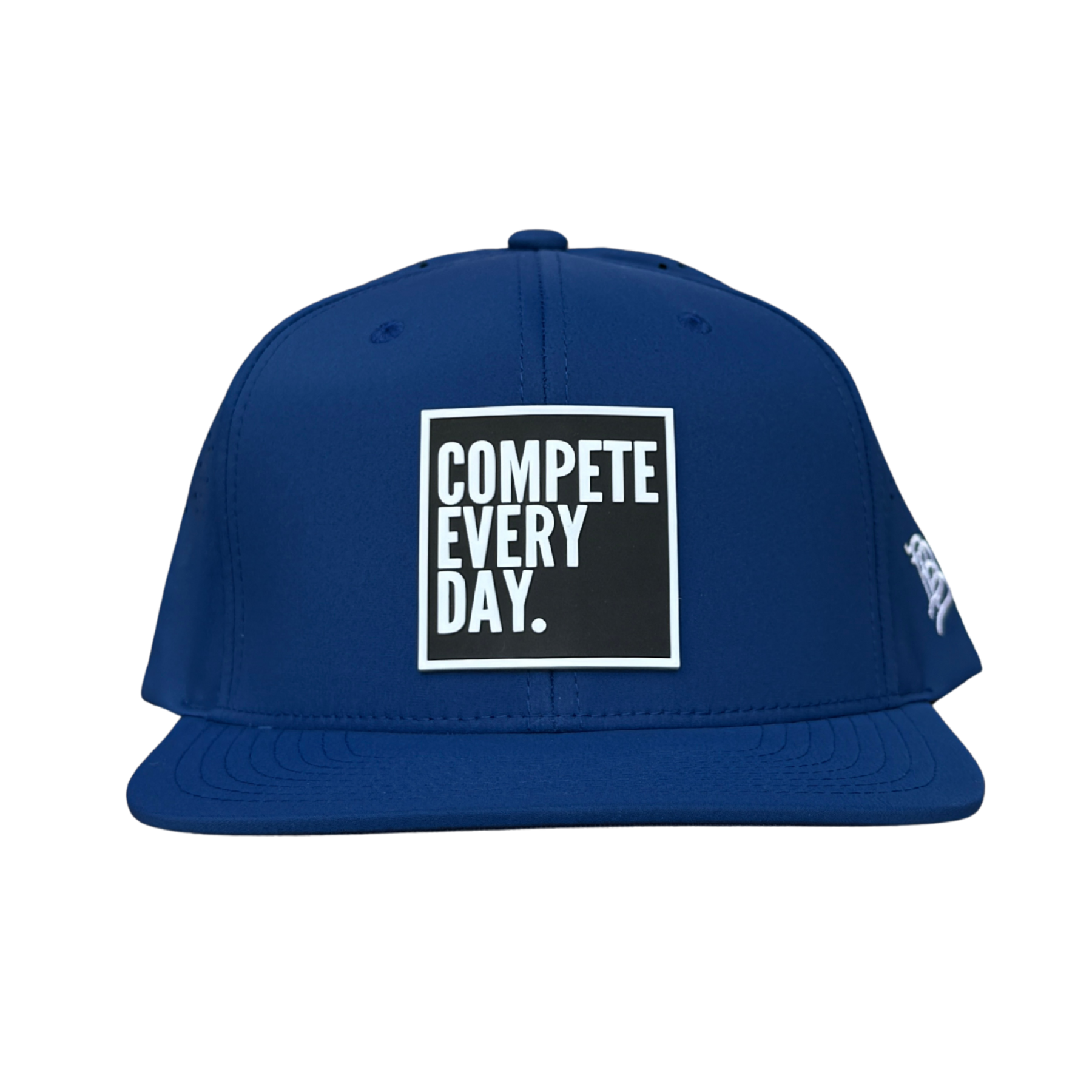 Compete Every Day royal blue snapback hat