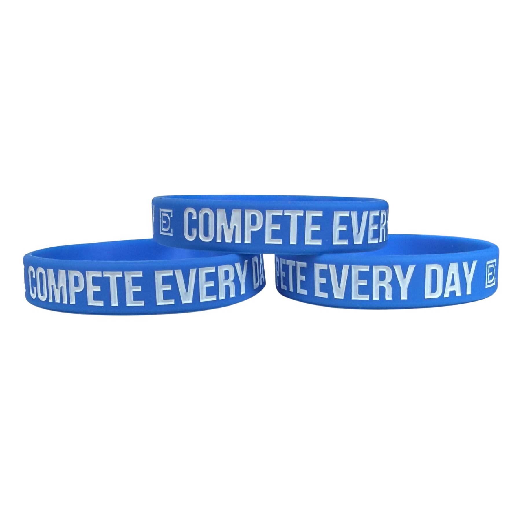 Compete Every Day Blue Wristband