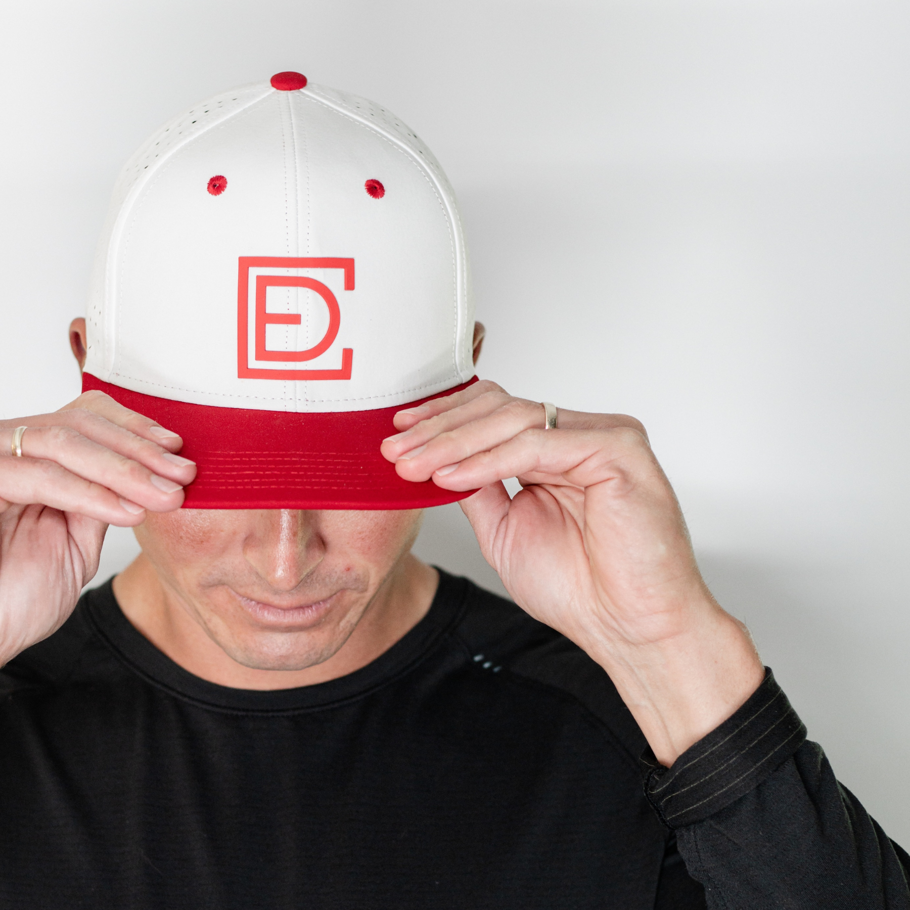 Compete Every Day snapback white-red