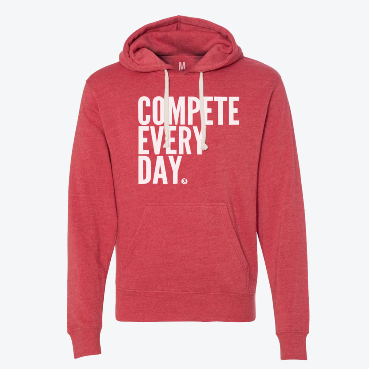 Compete Every Day Pullover Red Triblend Hoody