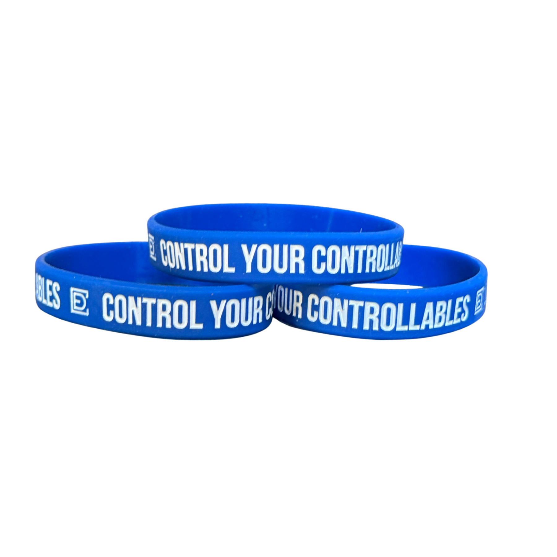 Control the Controllables Adult Blue Wristbands