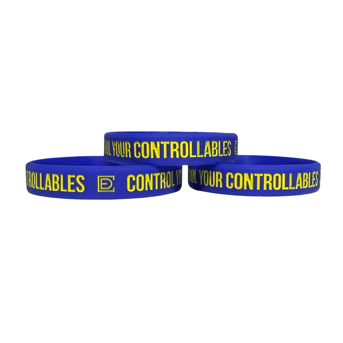 Control the Controllables Blue-Yellow Wristband