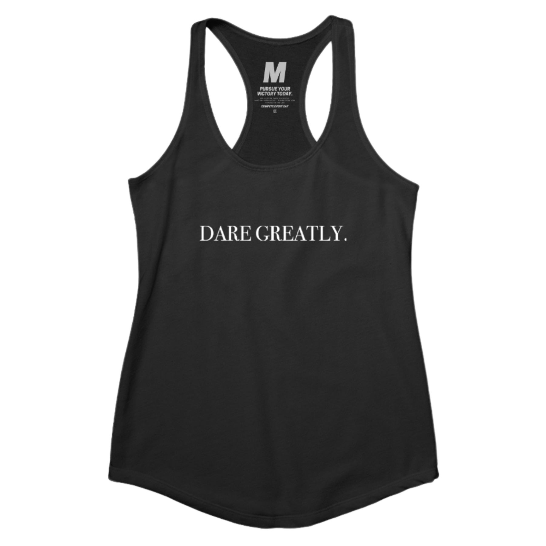 Dare Greatly women's racerback tank
