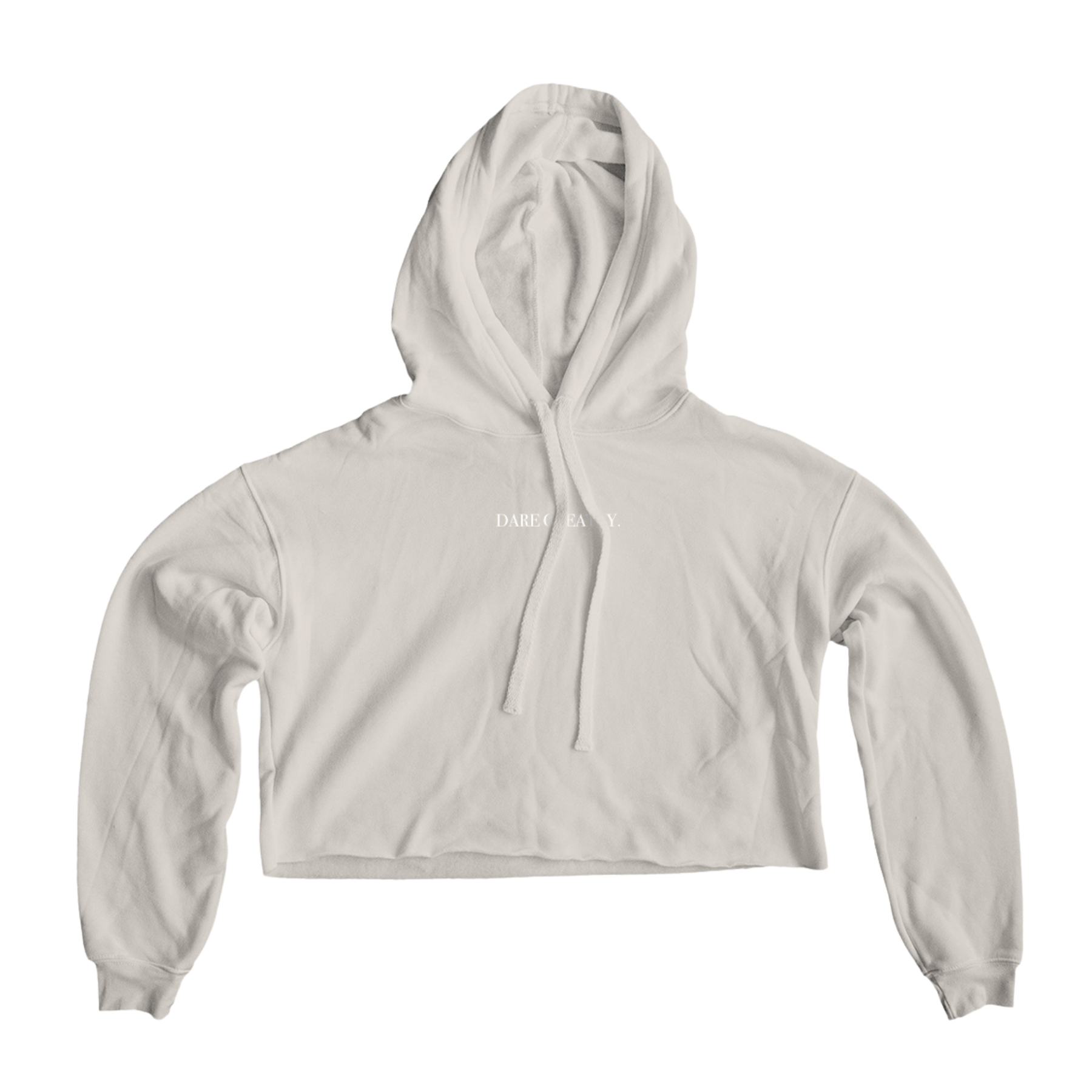 Dare Greatly women's crop hoody