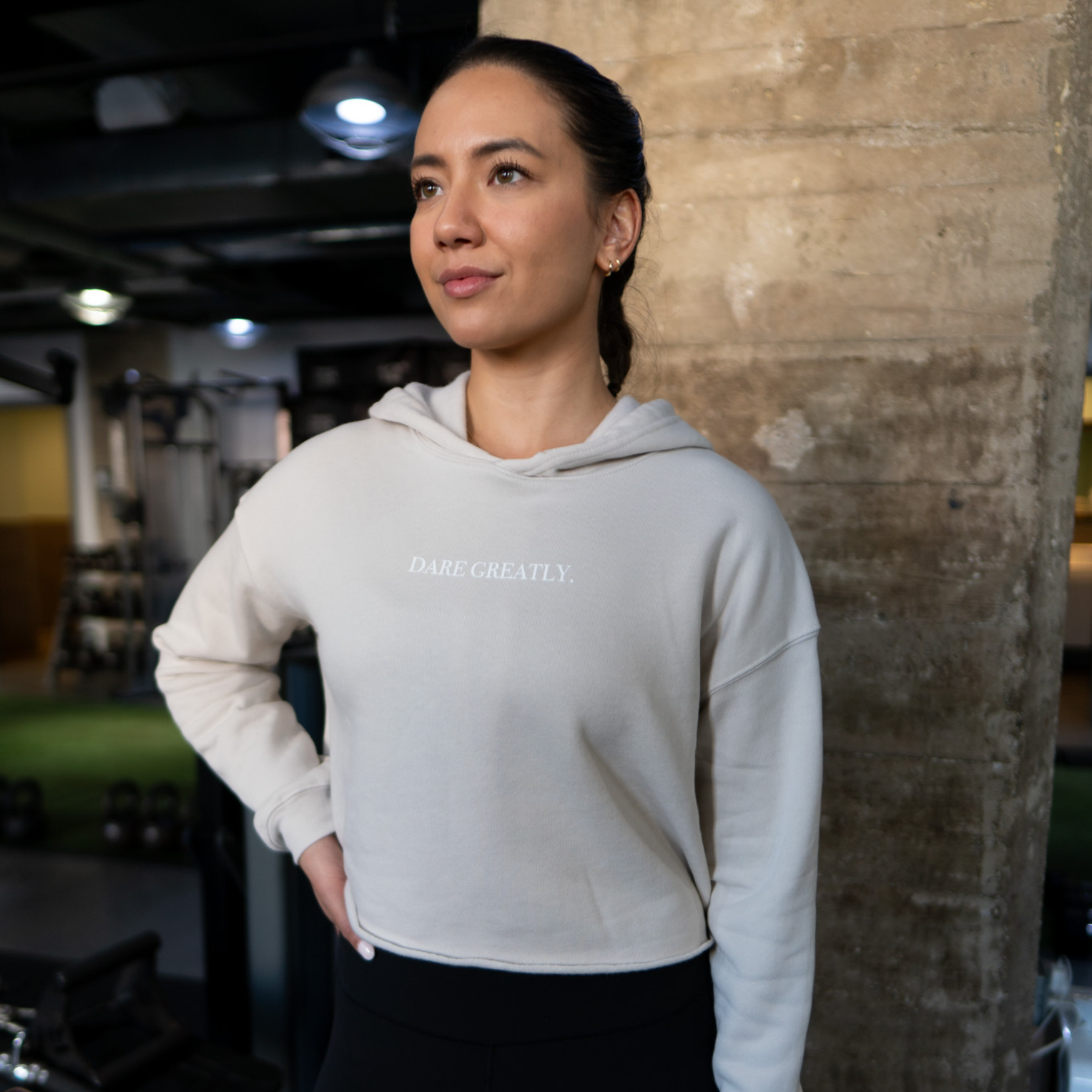 Dare Greatly Women's Crop Hoody