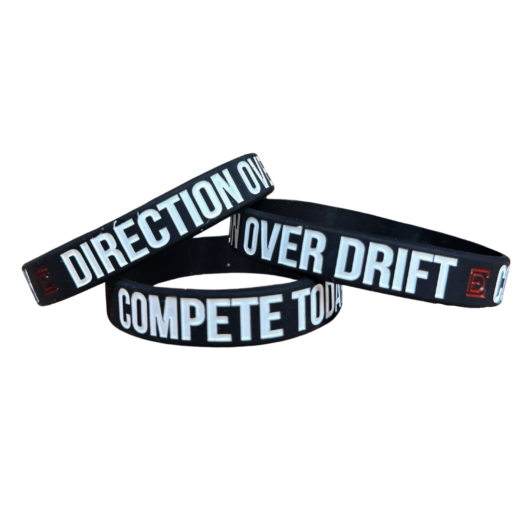 Direction over Drift Compete wristband black