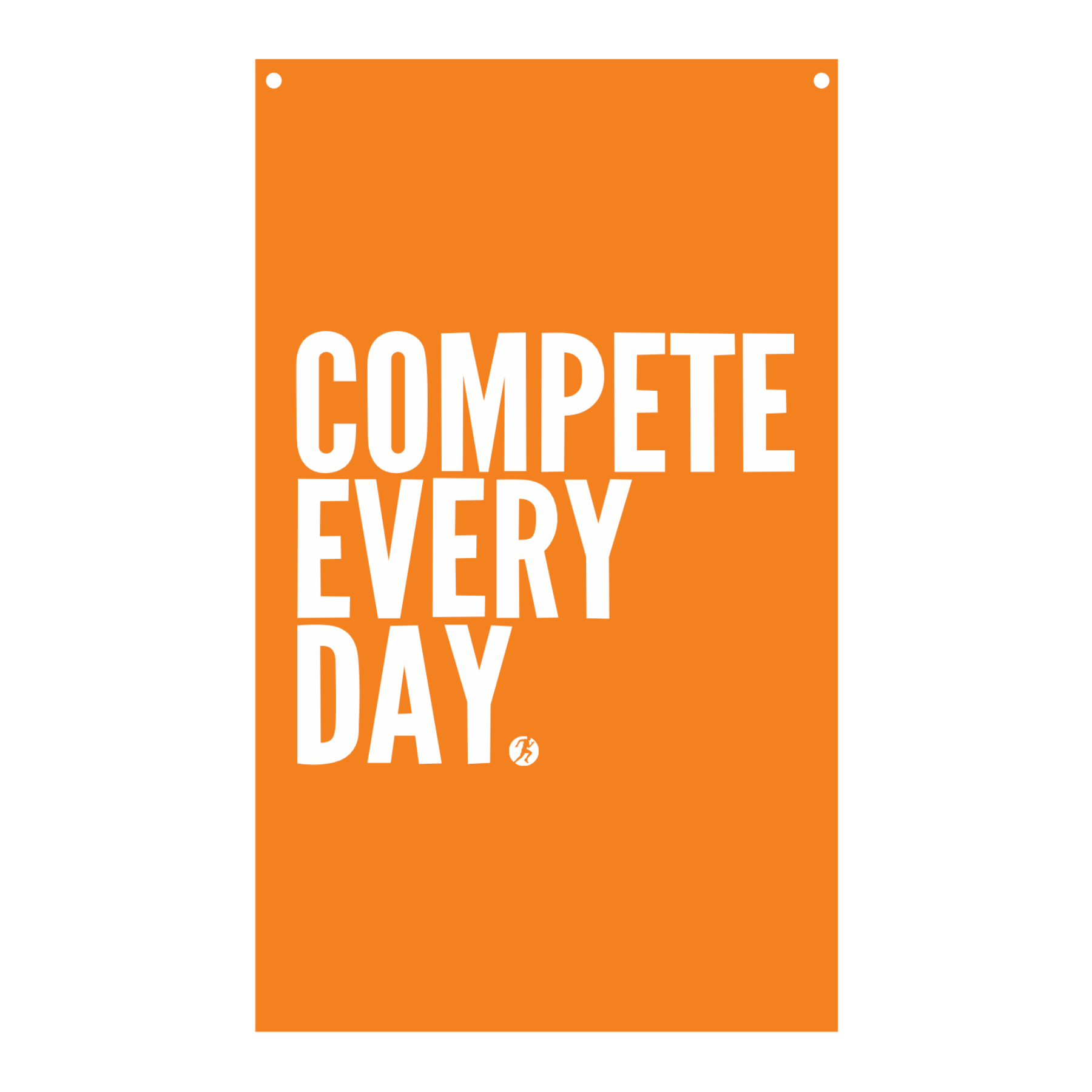 Compete Every Day orange flag