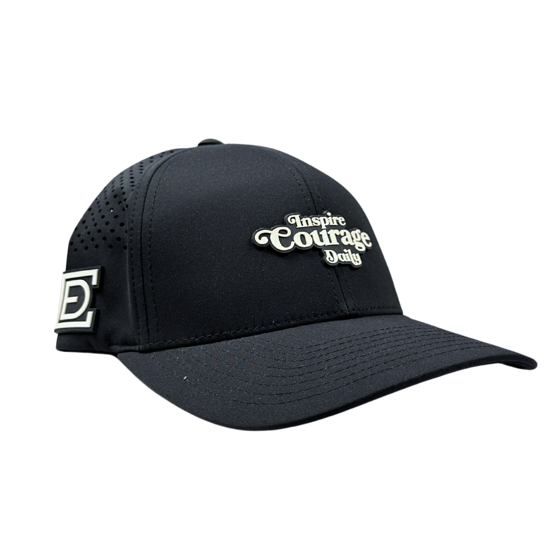 Inspire Courage Daily Black Adjustable Hat