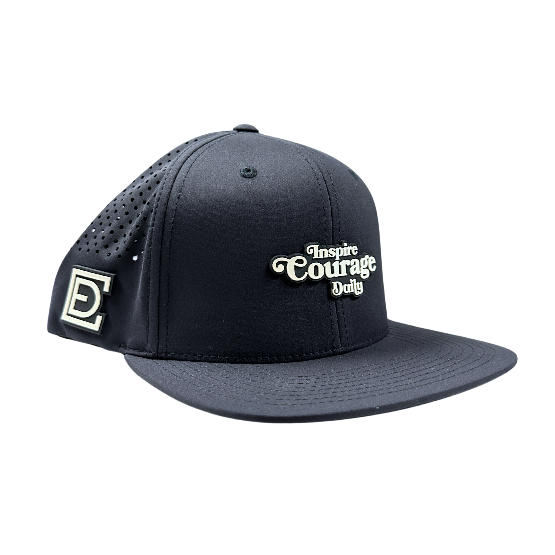 Inspire Courage Daily Snapback Hat - Black
