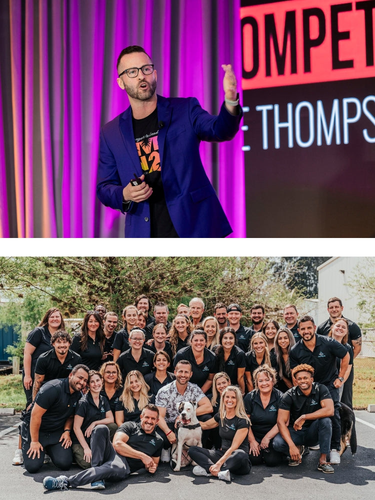 Keynote Speaker Jake Thompson with his audiences in 2024