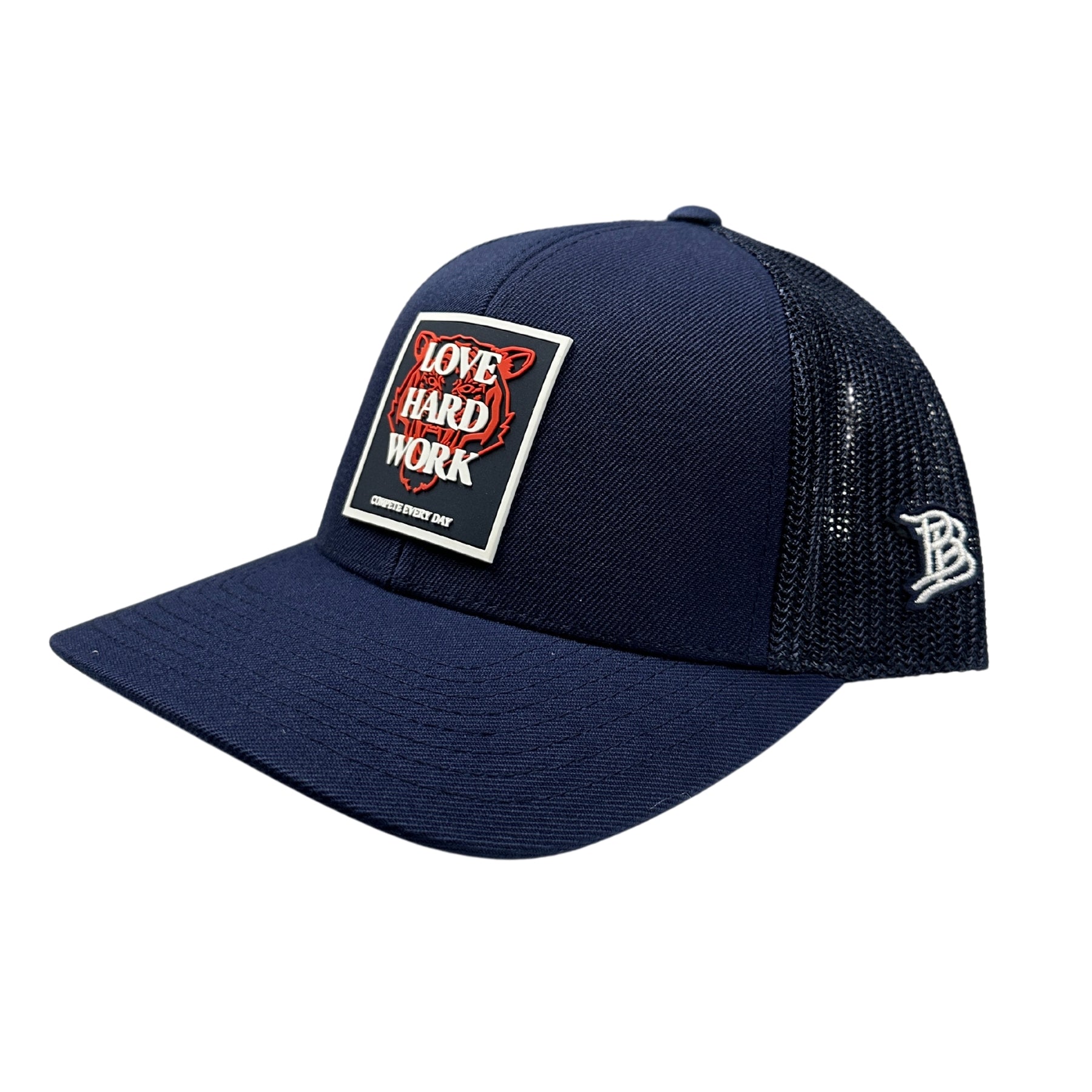 Love Hard Work Truck Hat - Navy
