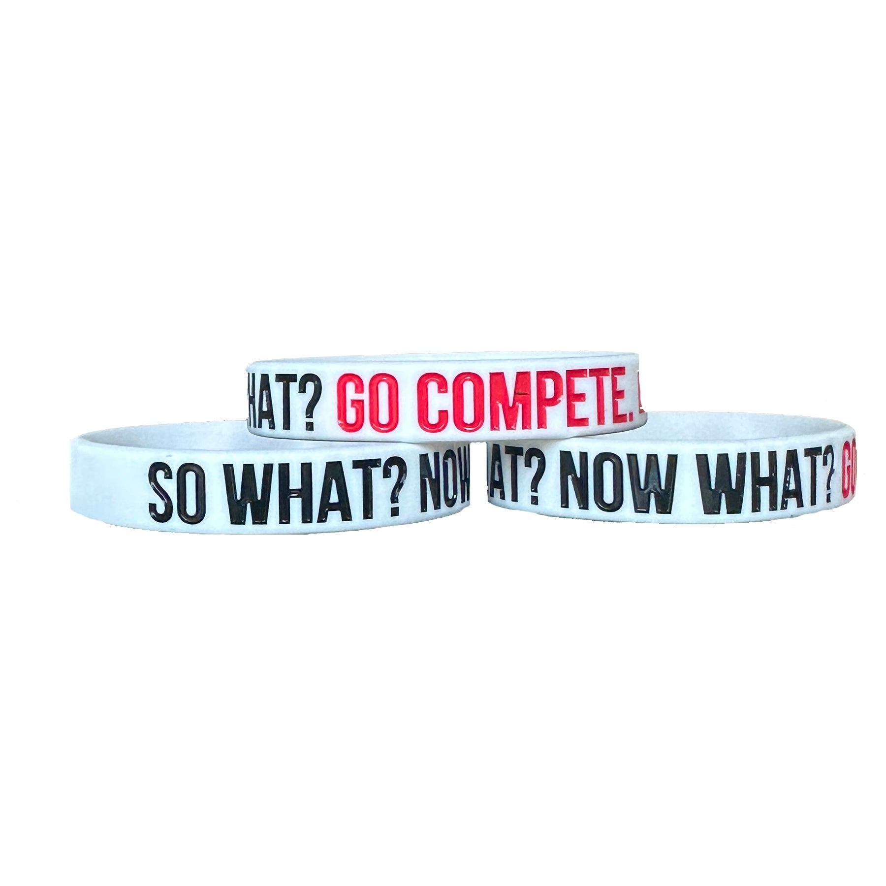 So What? Now What? Wristband - Black