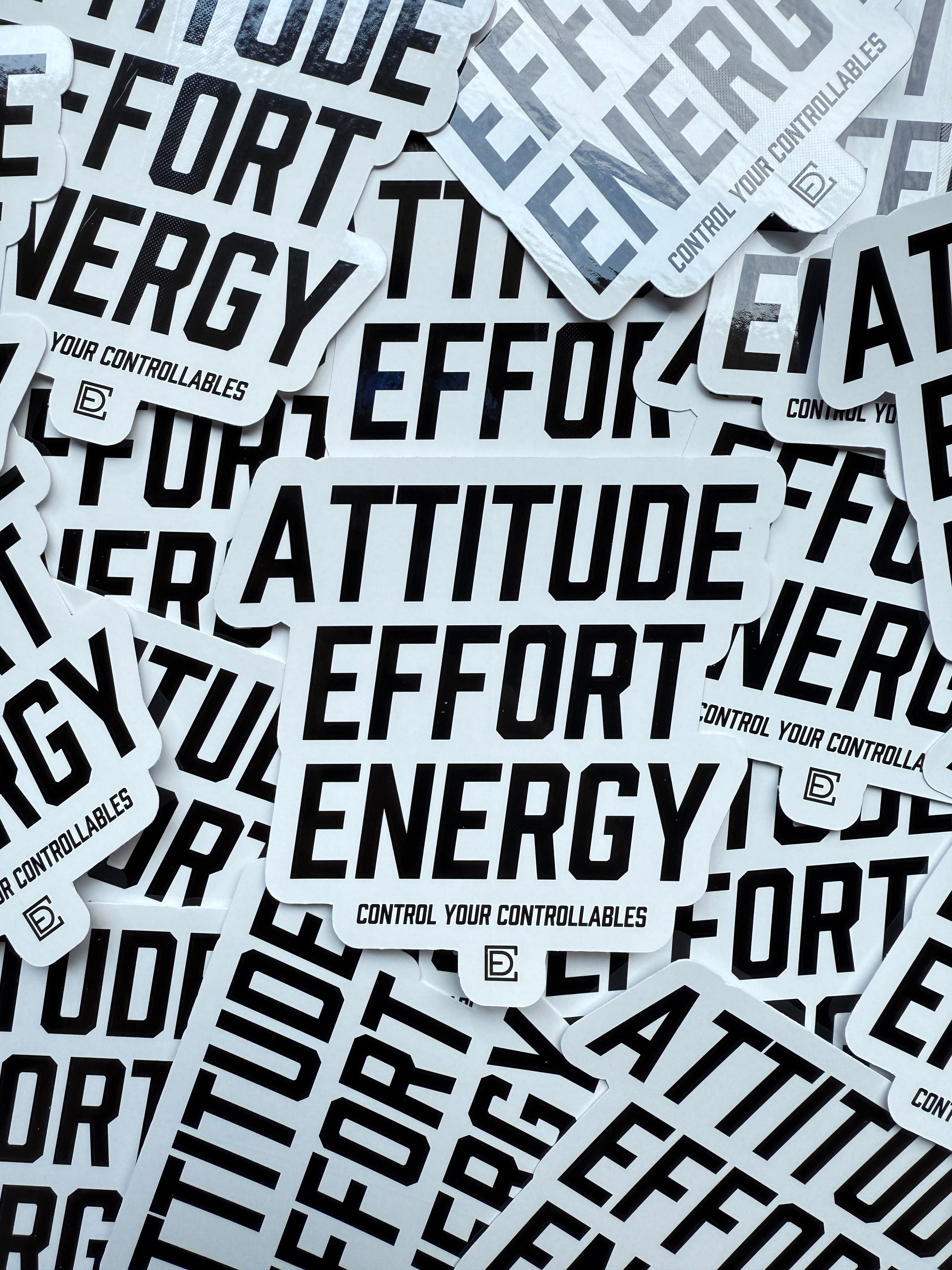 ATTITUDE EFFORT ENERGY STICKER