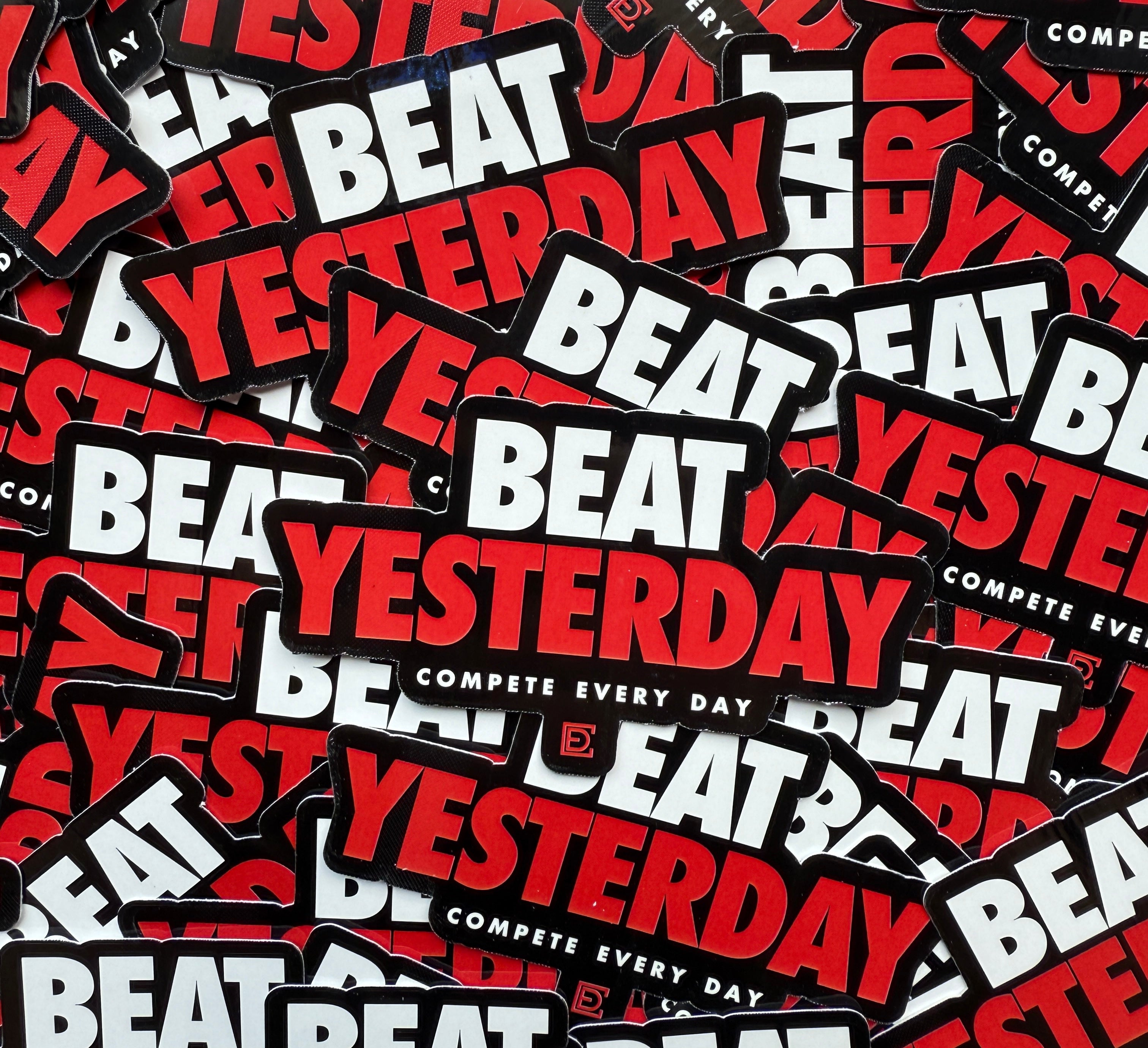 BEAT YESTERDAY sticker collection