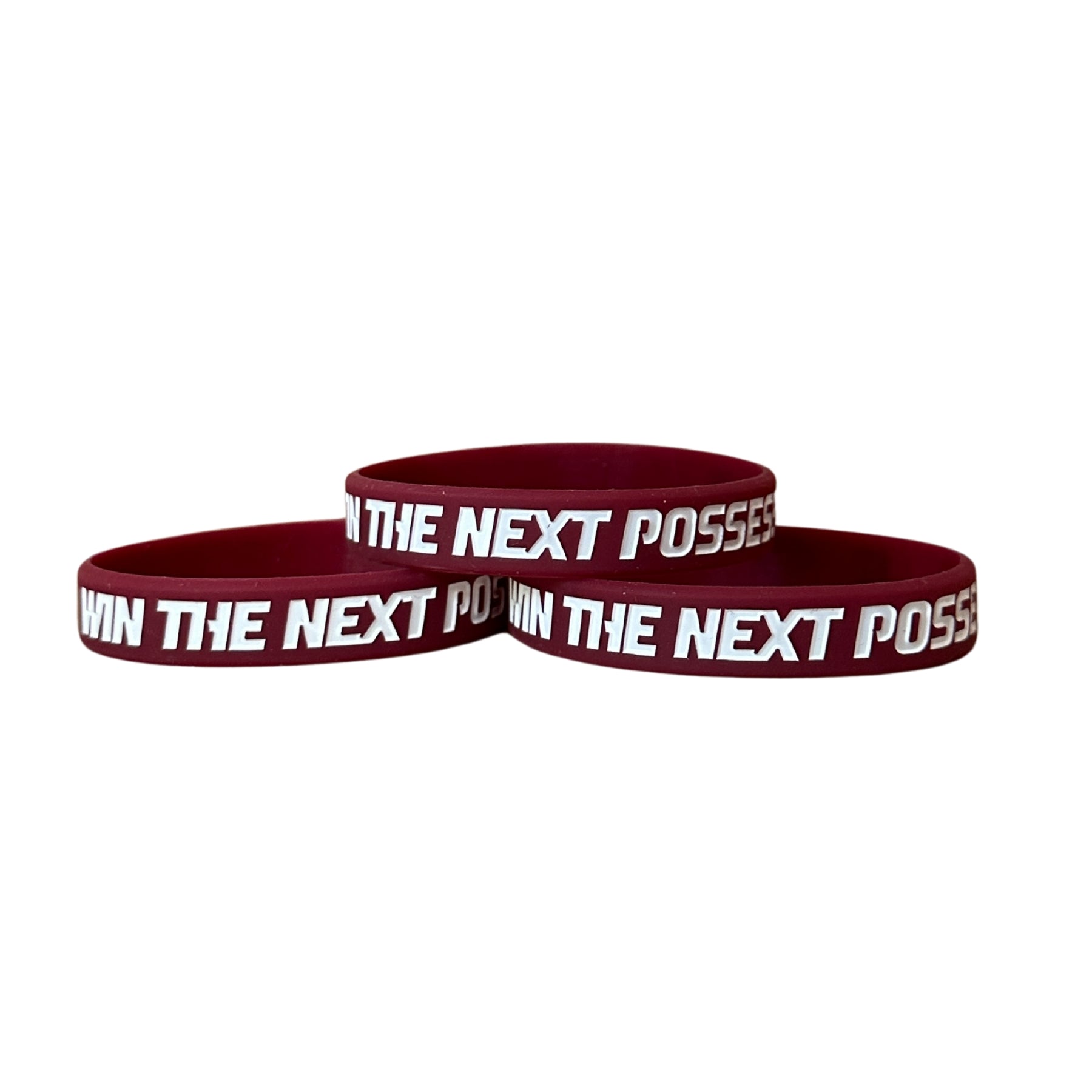 Win The Next Wristband - Maroon
